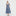 The Ellie Nap Dress - Navy Belgravia Floral Ikat