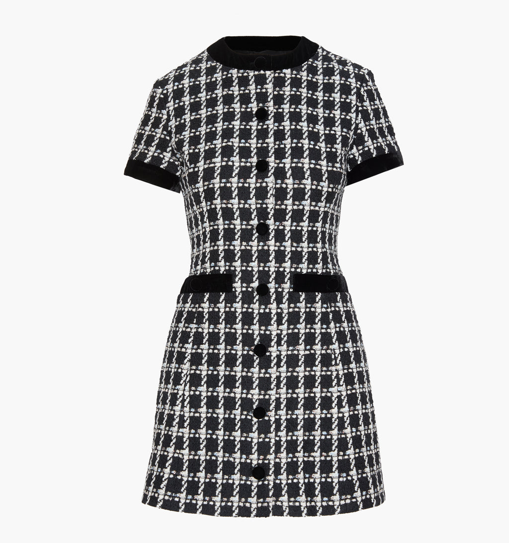Black and White Tweed / L