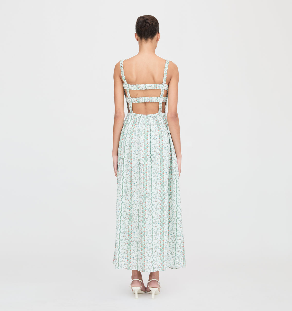 The Anita Nap Dress - Green Provence Floral