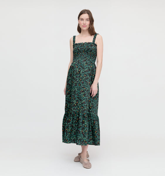 The Maternity Anjuli Nap Dress - Midnight Garden – Hill House Home