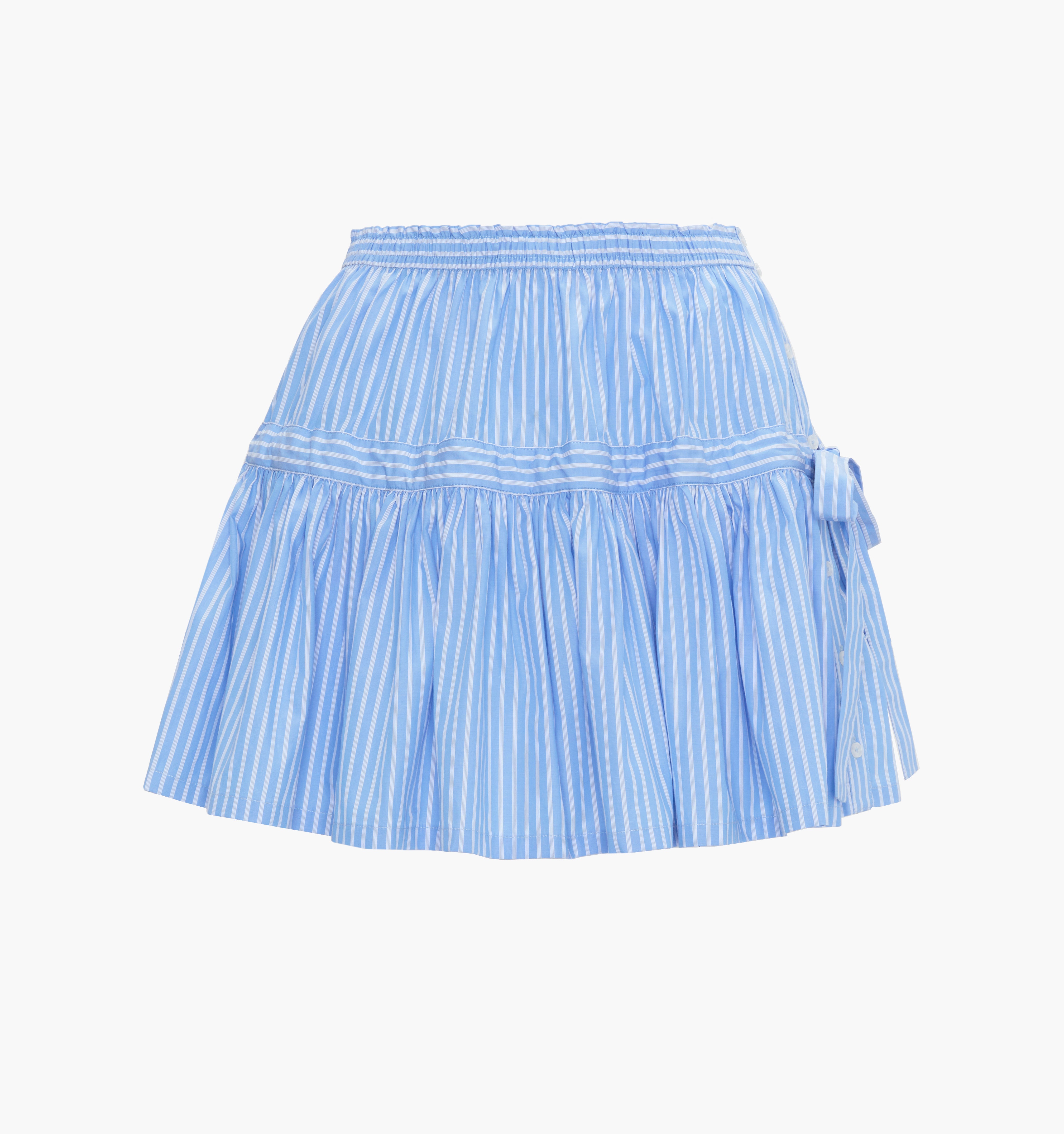The Chelsea Skirt - Blue Stripe
