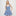 The Azalea Mini Nap Dress - Cornflower Ditsy Thistle
