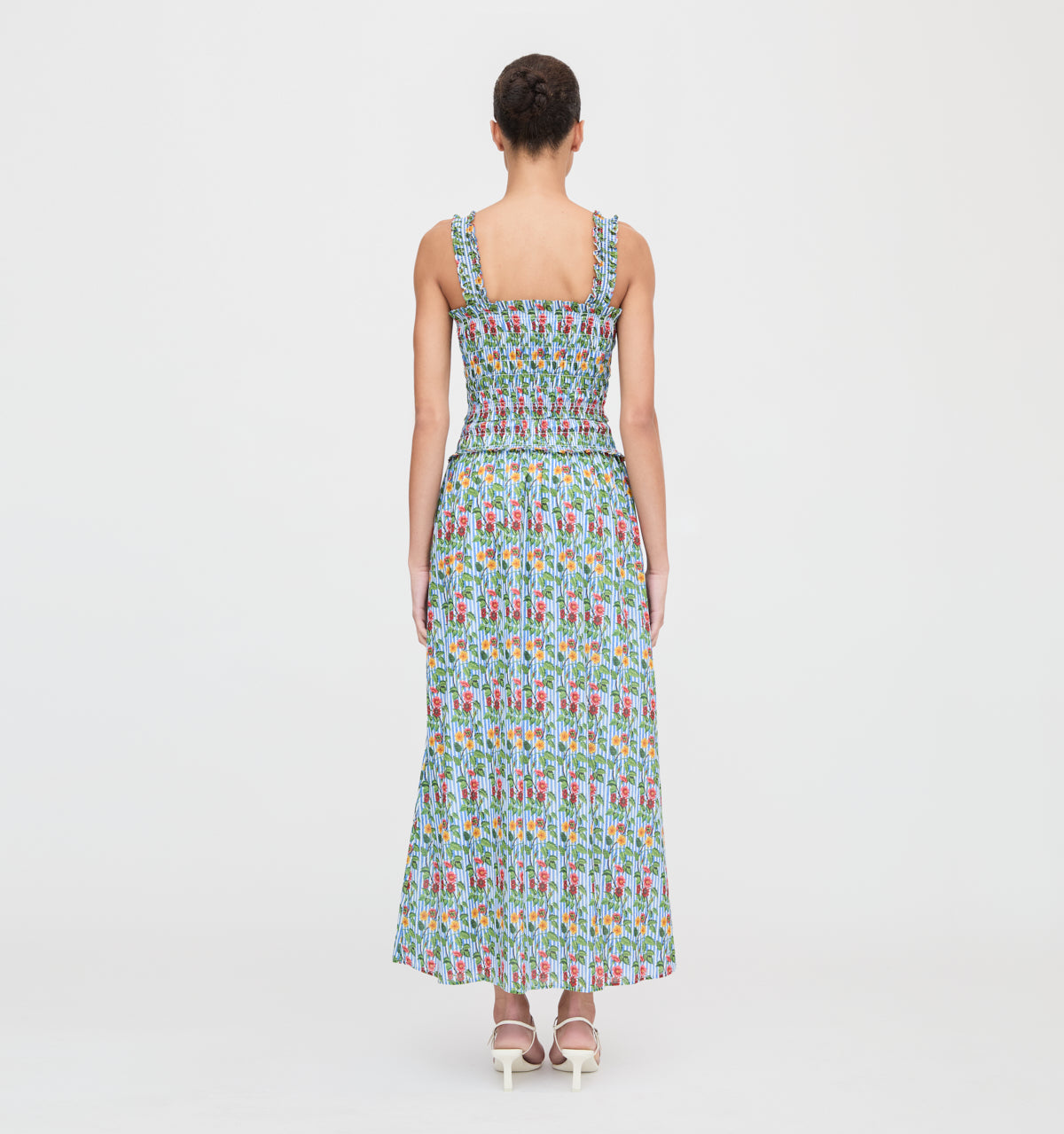 The Azalea Maxi Nap Dress - Geranium Stripe