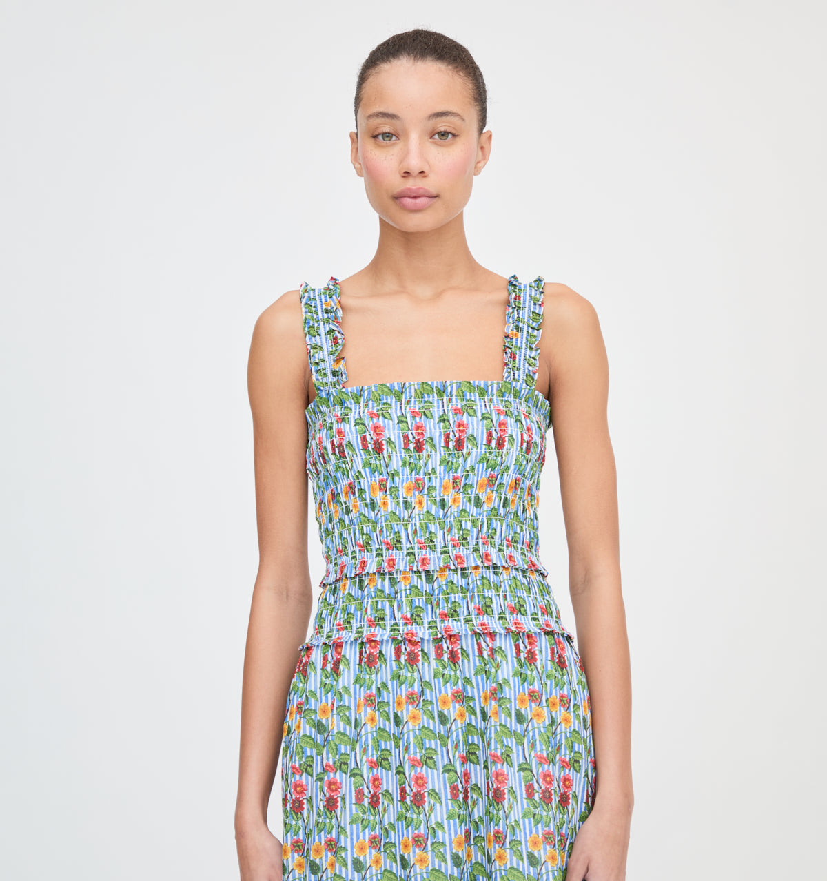 The Azalea Maxi Nap Dress - Geranium Stripe – Hill House Home