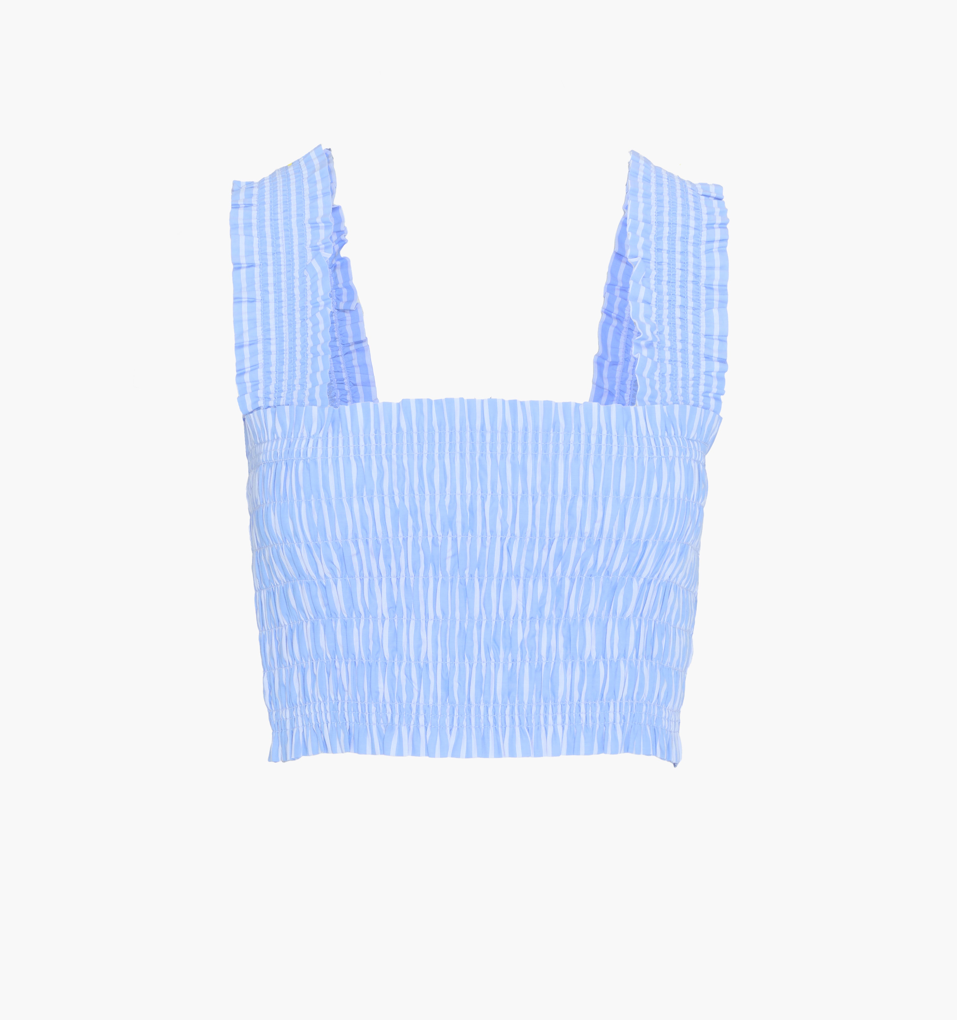 The Azalea Nap Top - Blue Stripe