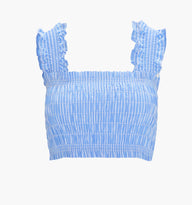 The Azalea Nap Top - Blue Stripe – Hill House Home