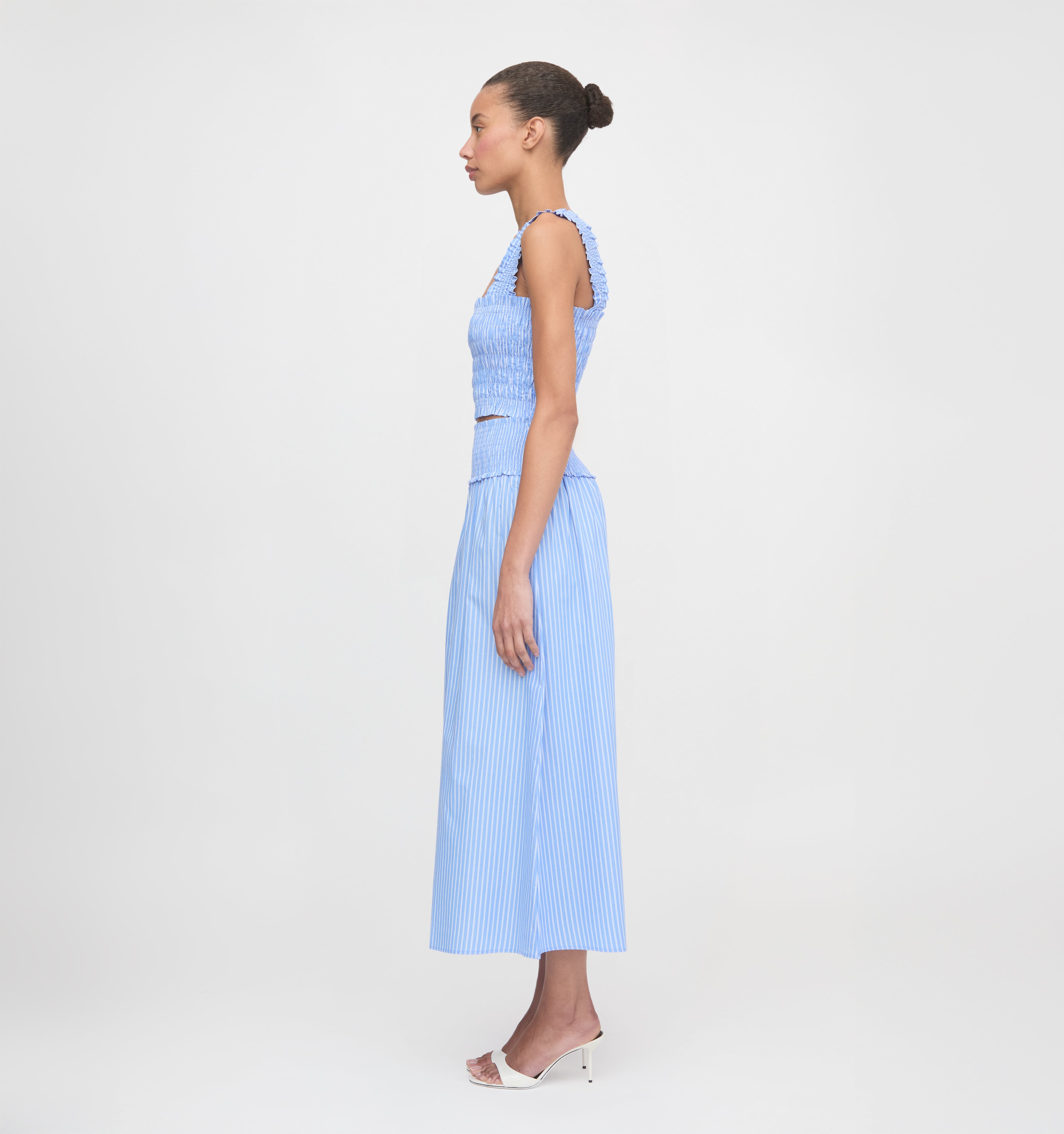 The Azalea Nap Top - Blue Stripe – Hill House Home