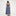 The Delphine Nap Skirt - Navy Trailing Fern