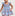 The Baby Ellie Nap Dress - Blue Floral Block Stripe