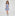 The Tiny Ellie Nap Dress - Blue Floral Block Stripe