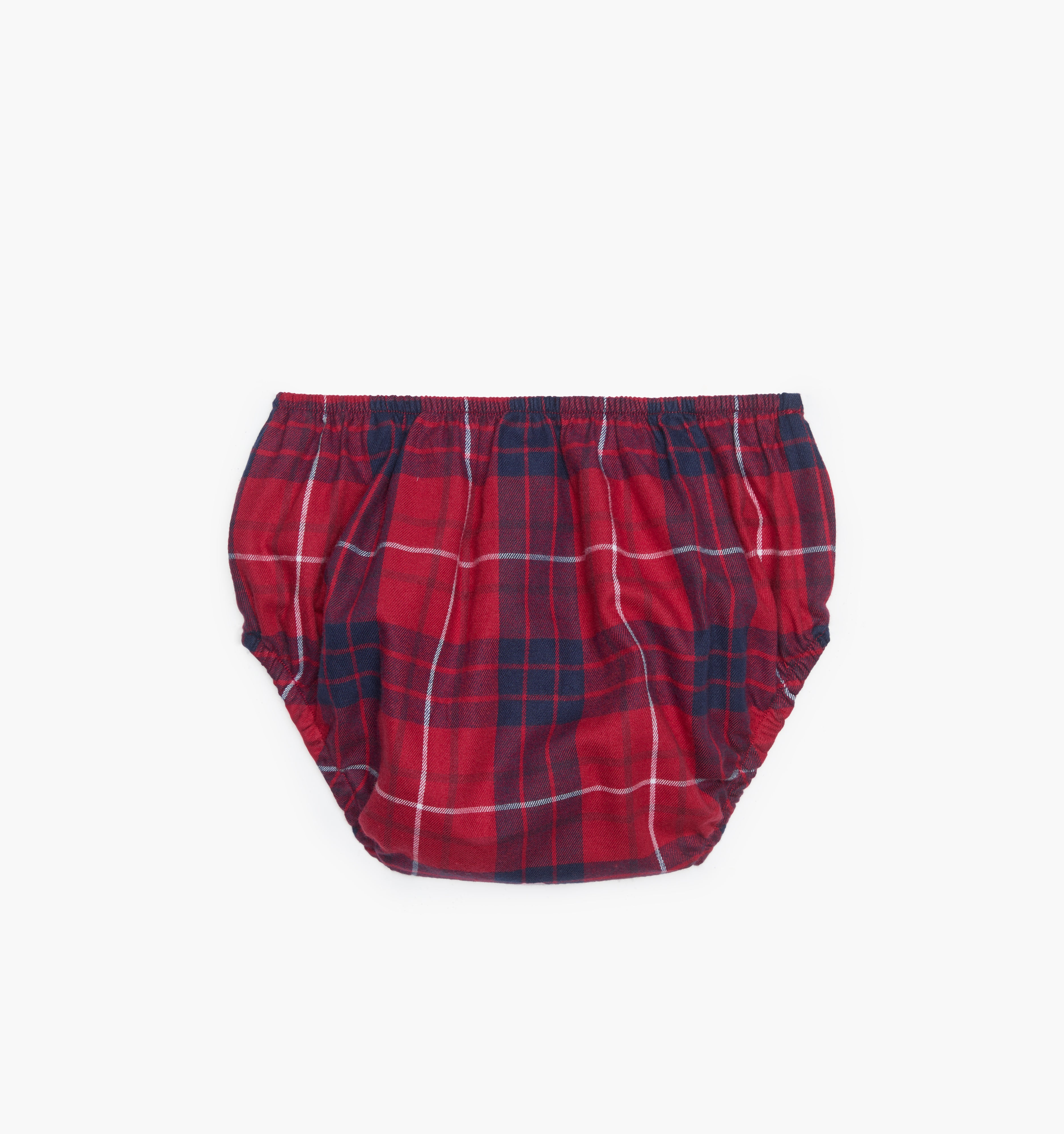 monogram: cherry tartan
