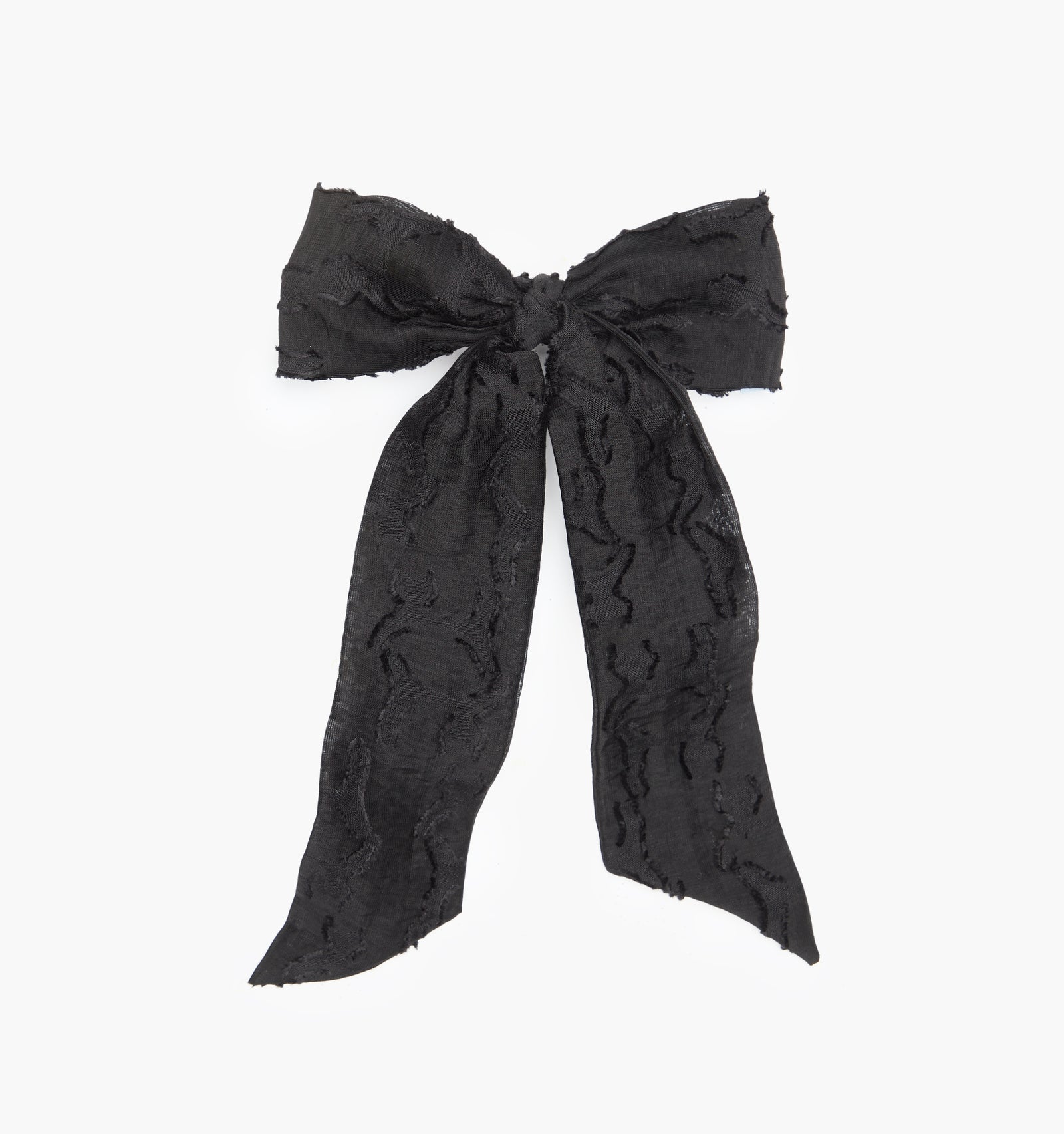 The Belle Bow In Black Fil Coupe