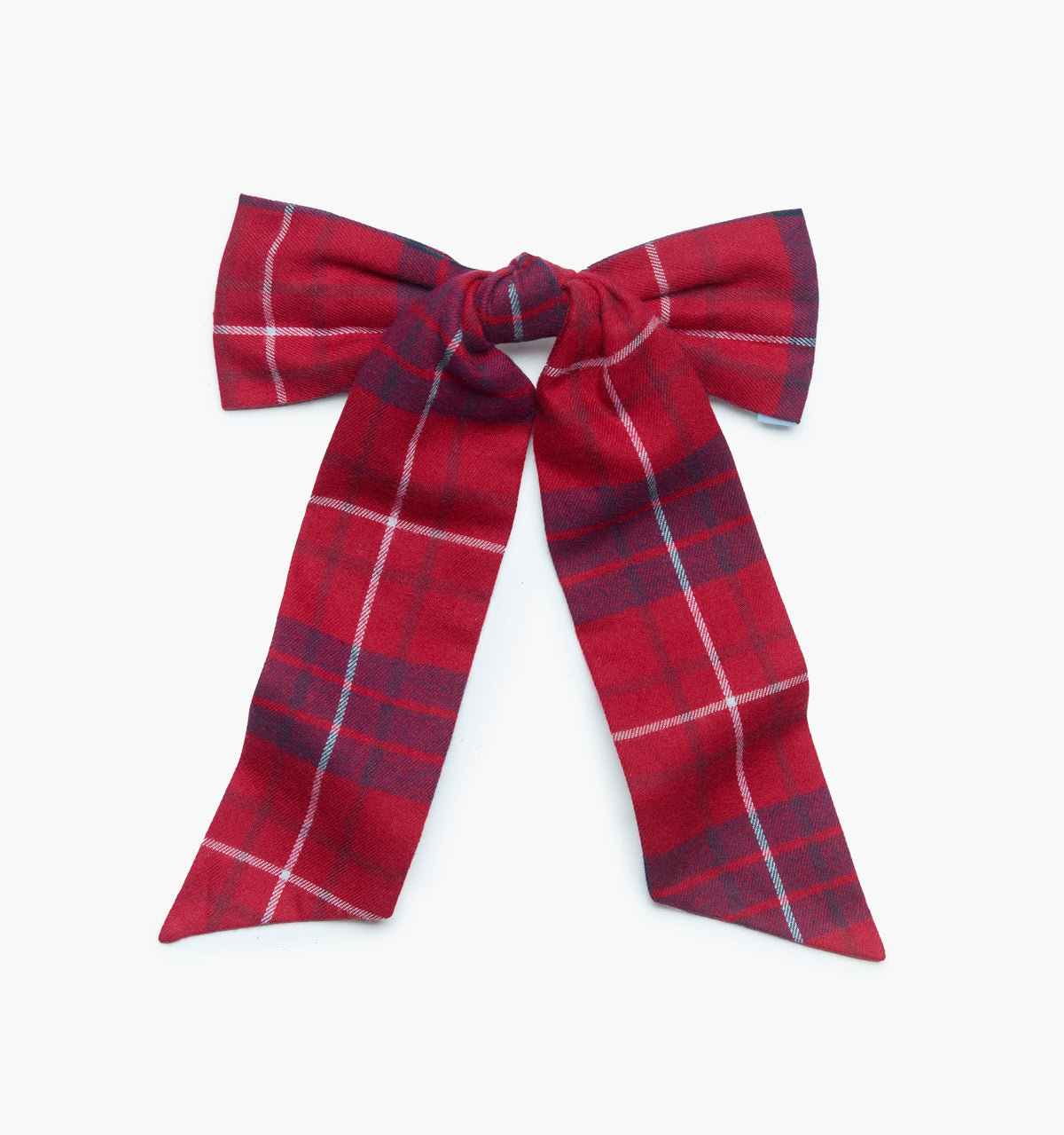 The Belle Bow in Cherry Tartan