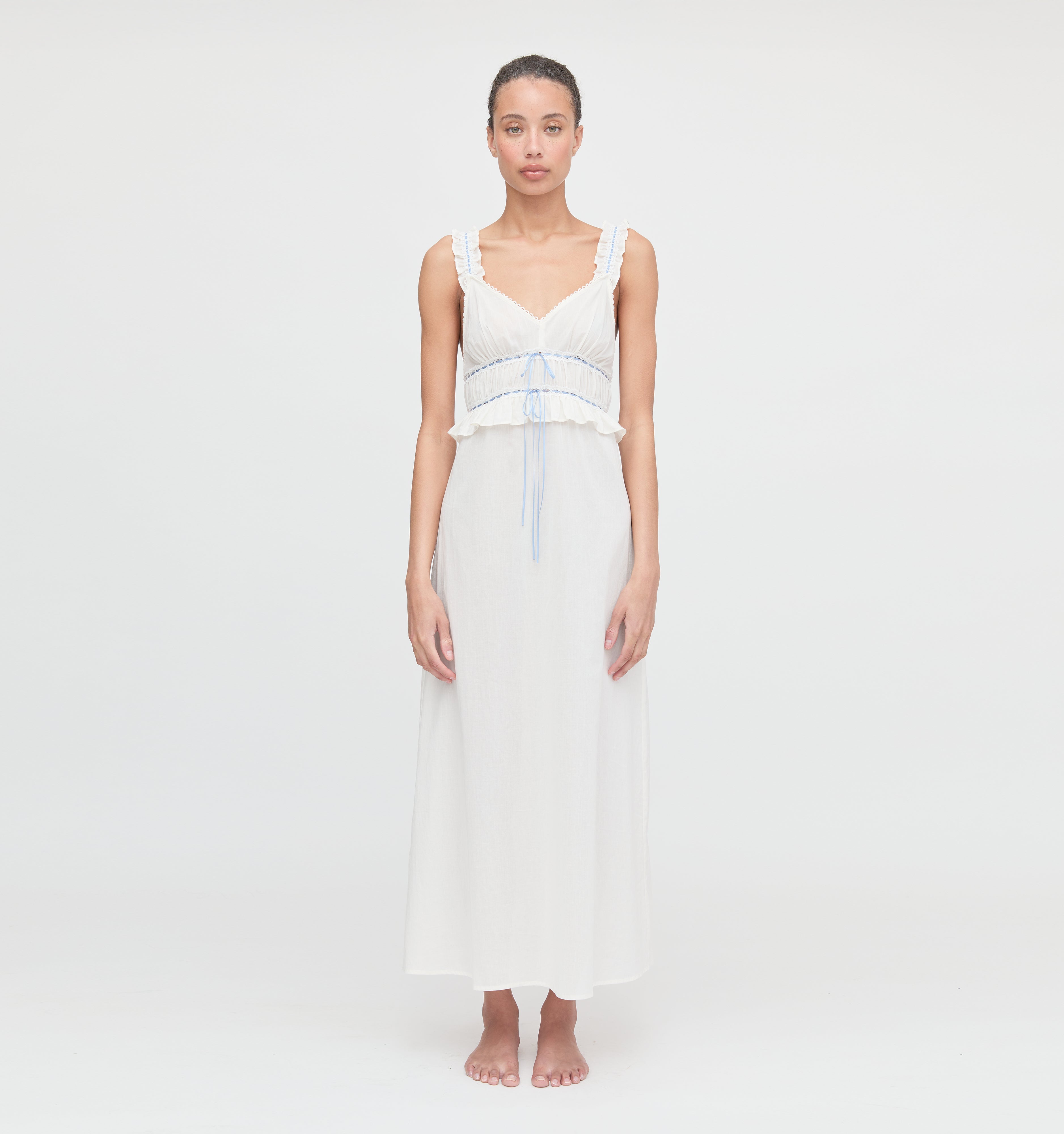 The Bonnie Nightgown - Soft Ivory