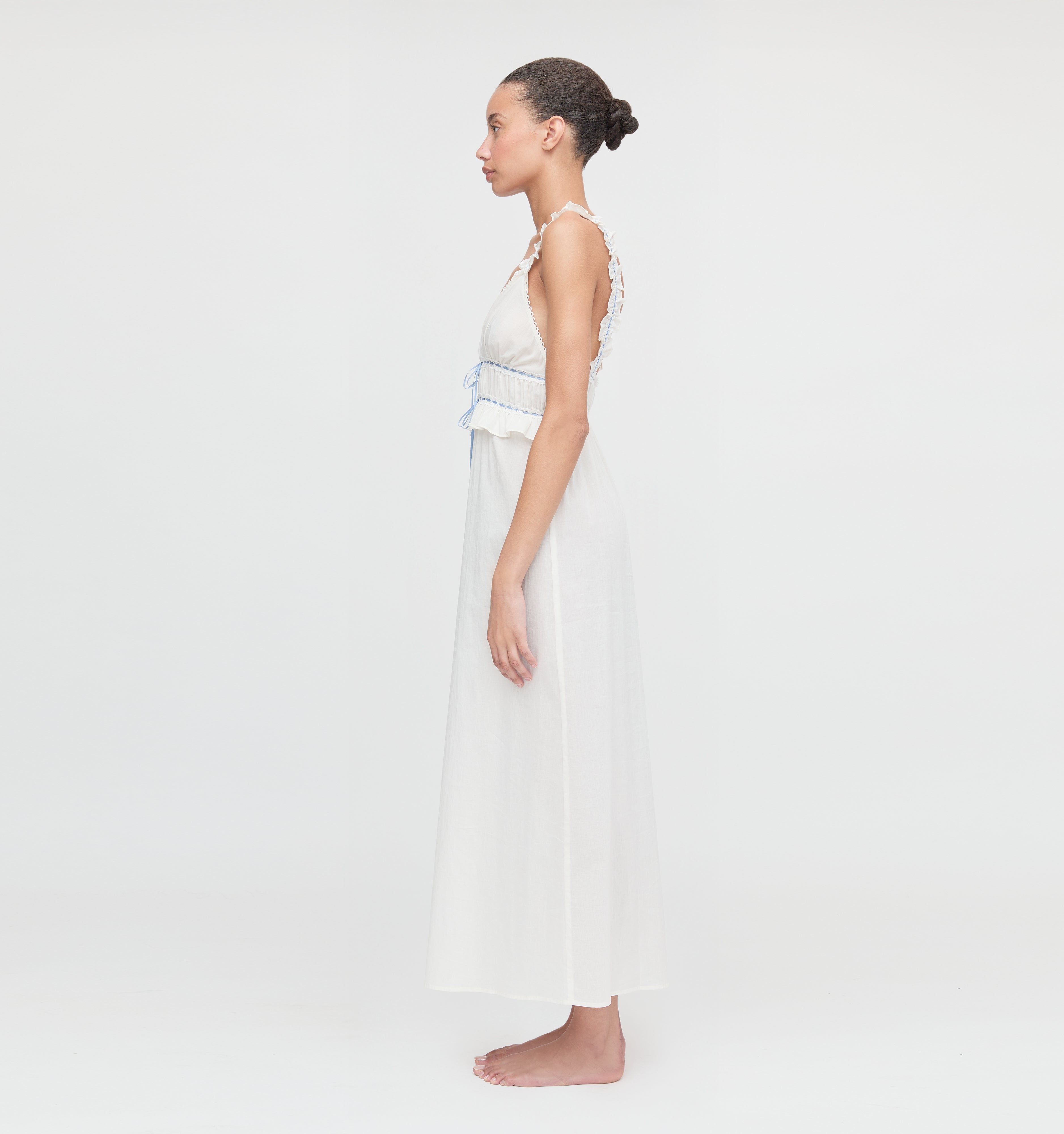 The Bonnie Nightgown - Soft Ivory