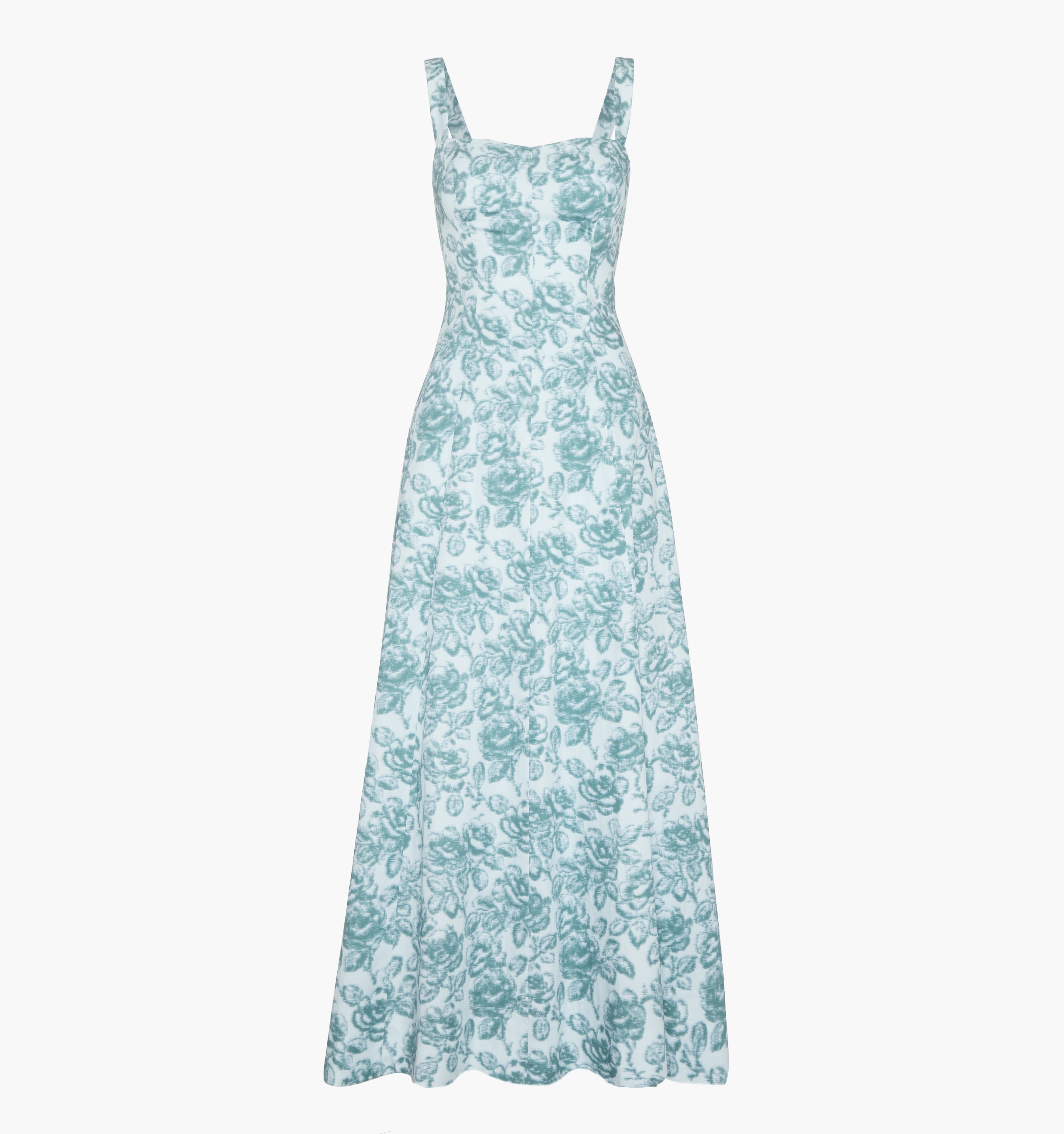 The Briony Dress - Ikat Garden Rose