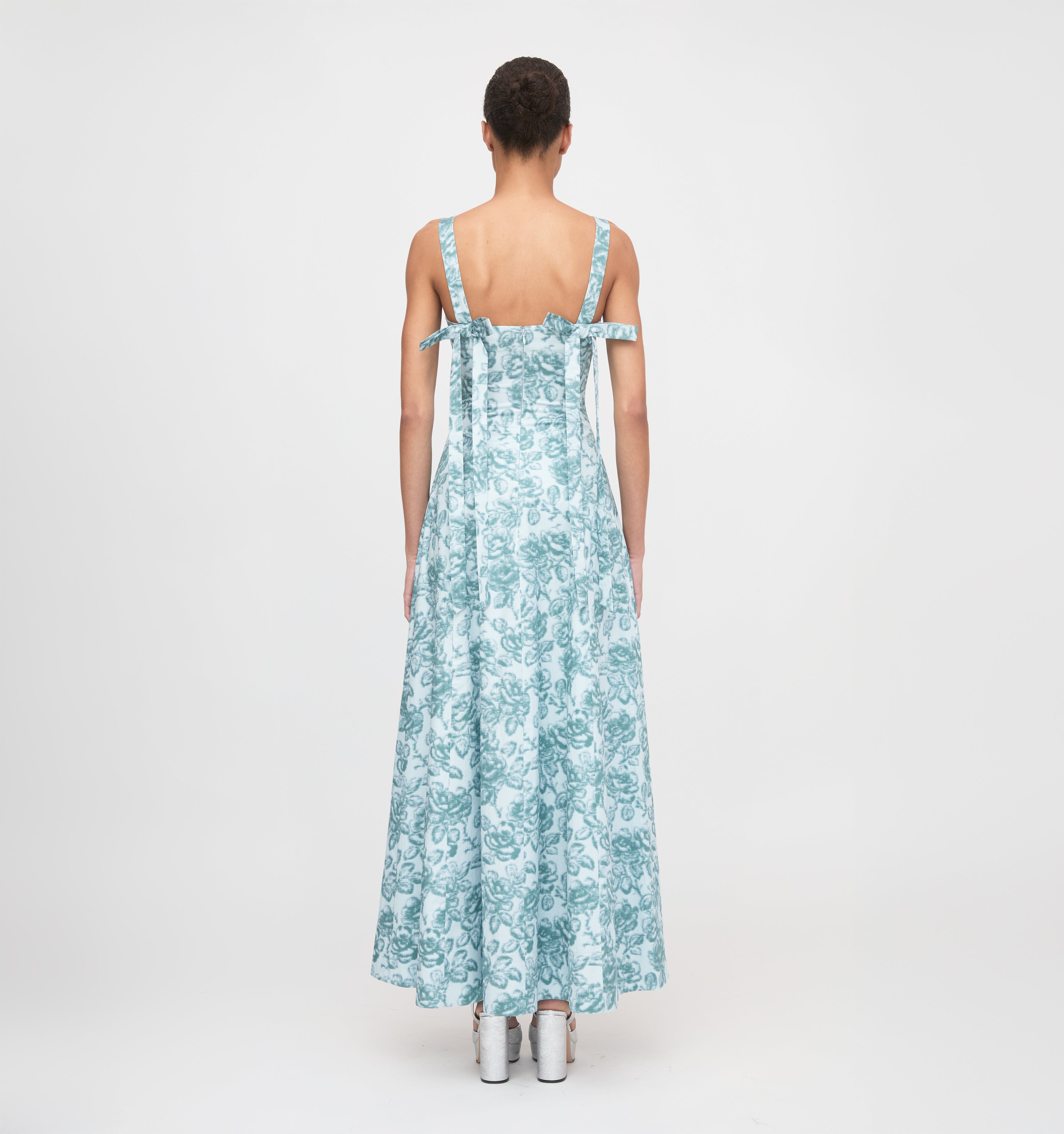 The Briony Dress - Ikat Garden Rose