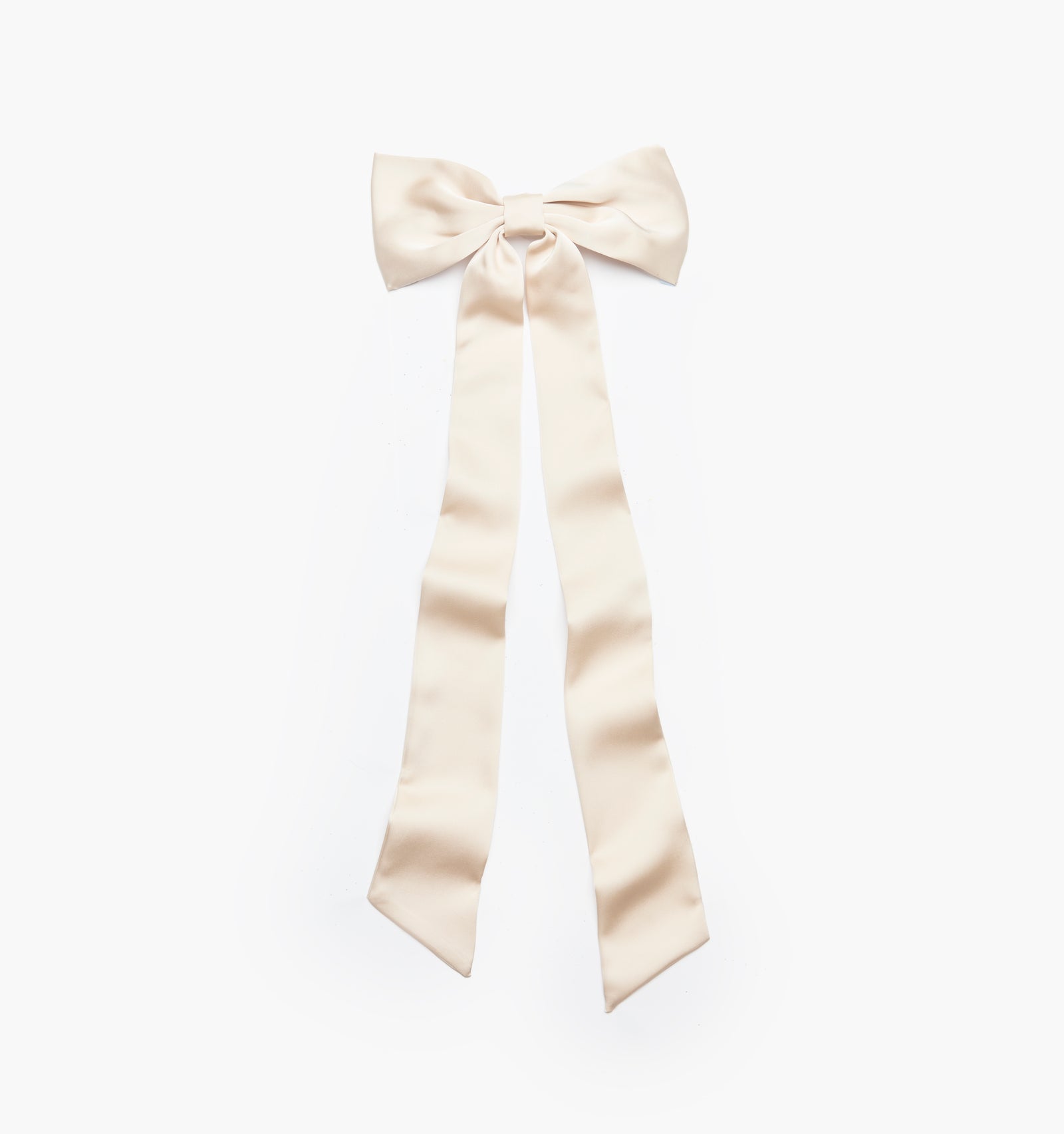 The Ceci Hair Bow in Champagne
