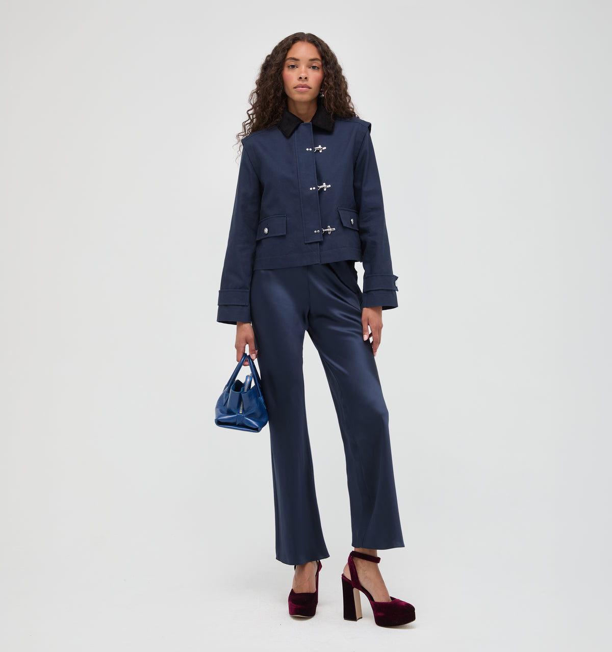 The Clarisse Jacket -  Navy