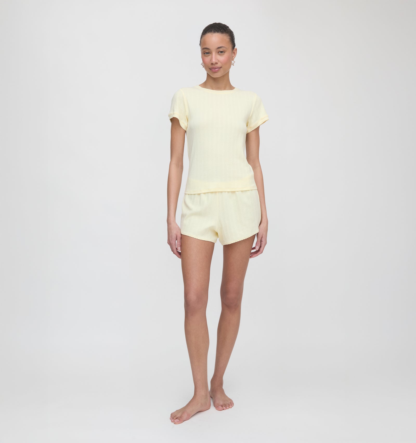 The Coco Pointelle PJ Set