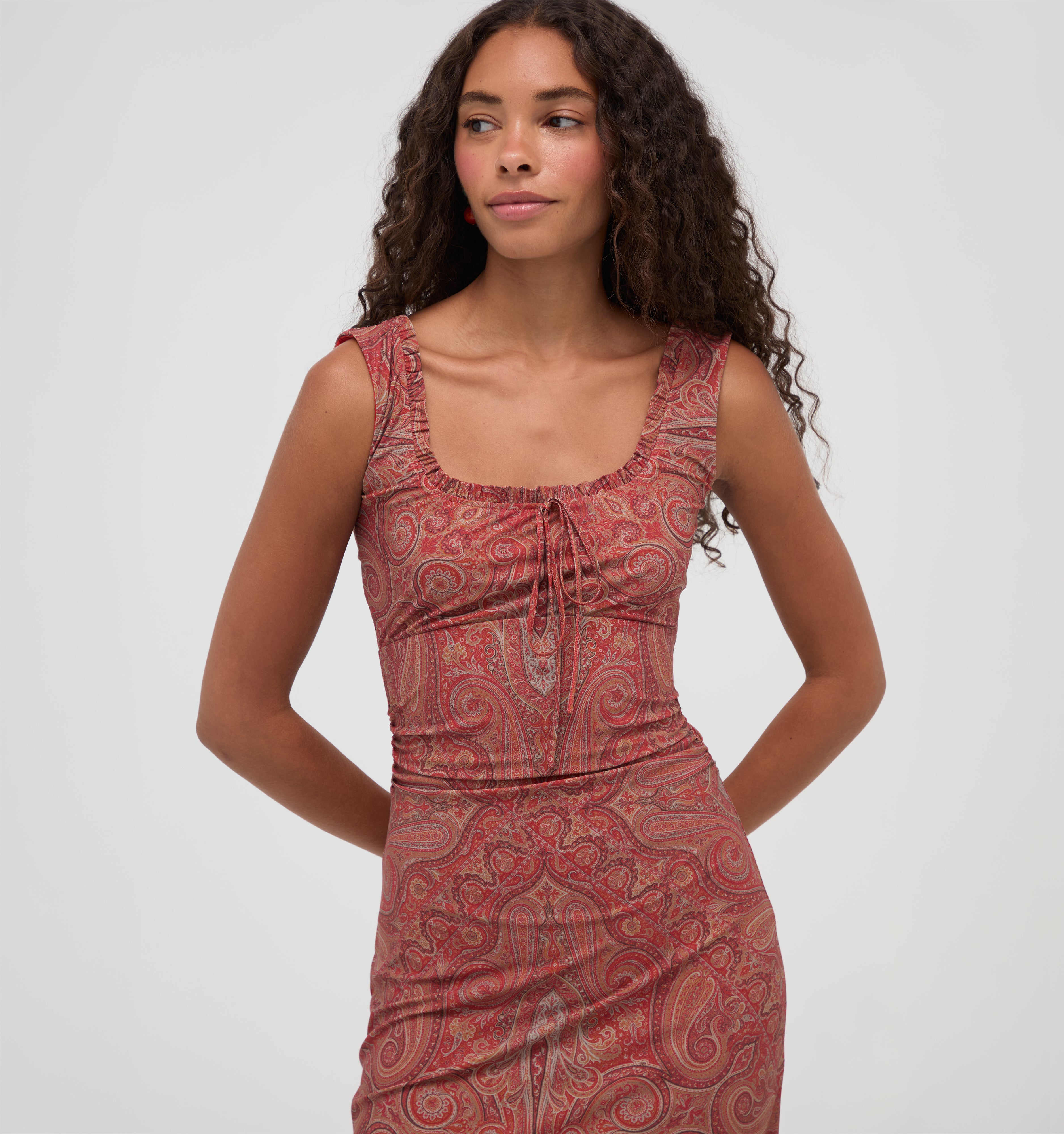 The Coraline Dress - Cypress Paisley – Hill House Home