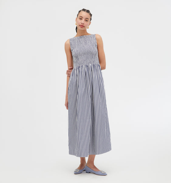 Black and Sand Gingham Cosima Mini Nap Dress main image 0