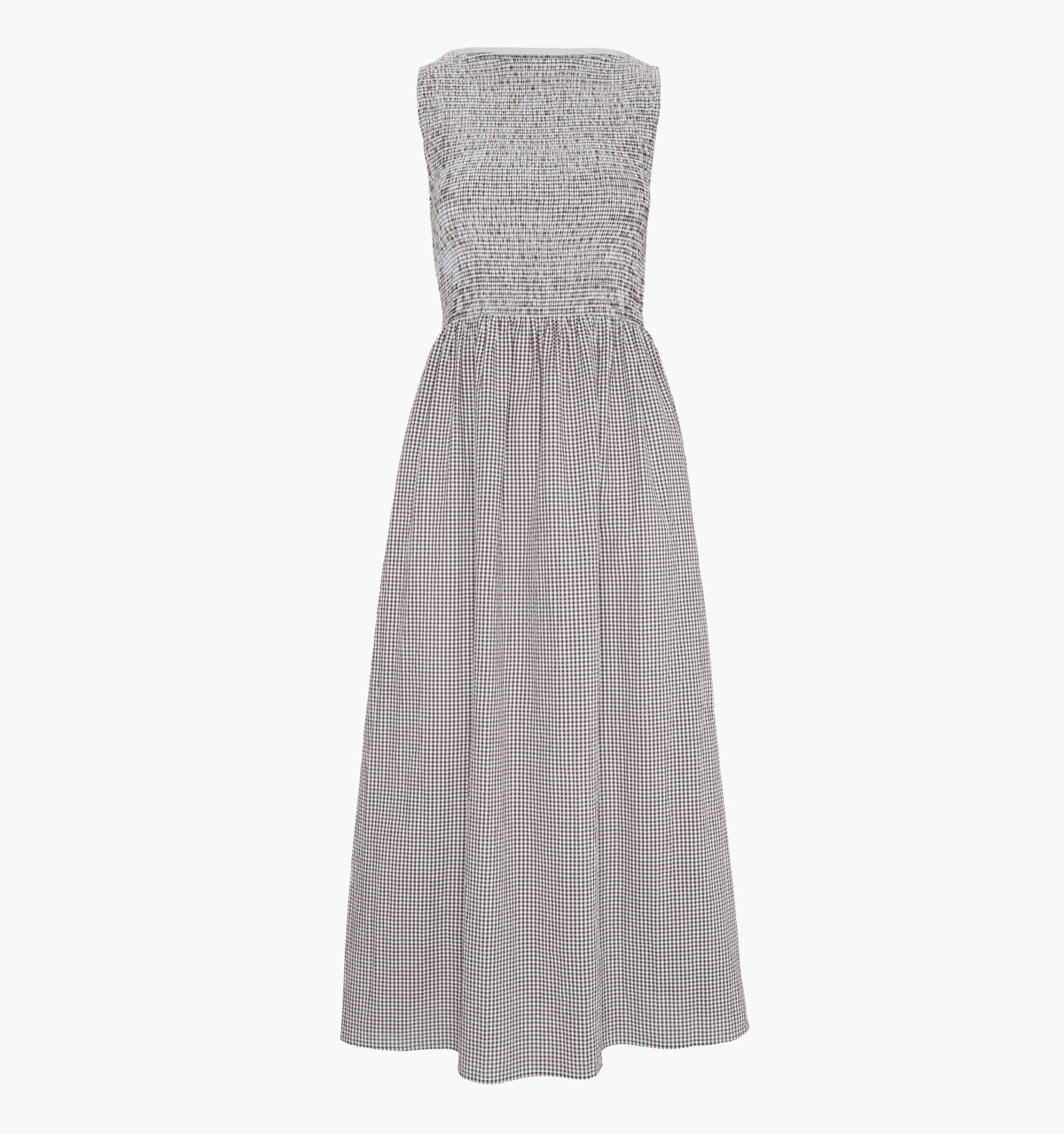 The Cosima Nap Dress - Chocolate Gingham