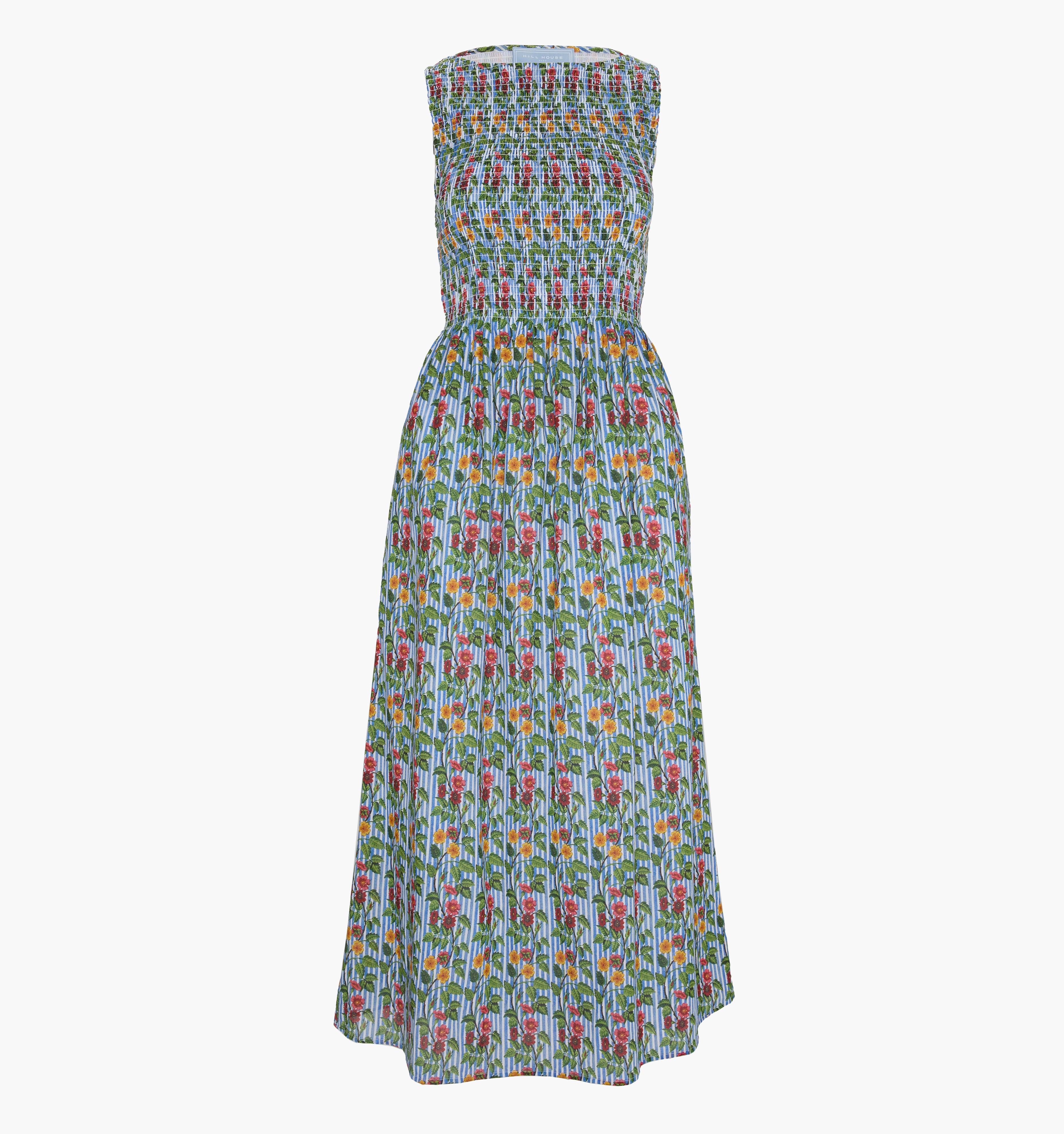 The Cosima Nap Dress - Geranium Stripe