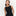 The Cosima Nap Dress - Black Tonal Seersucker
