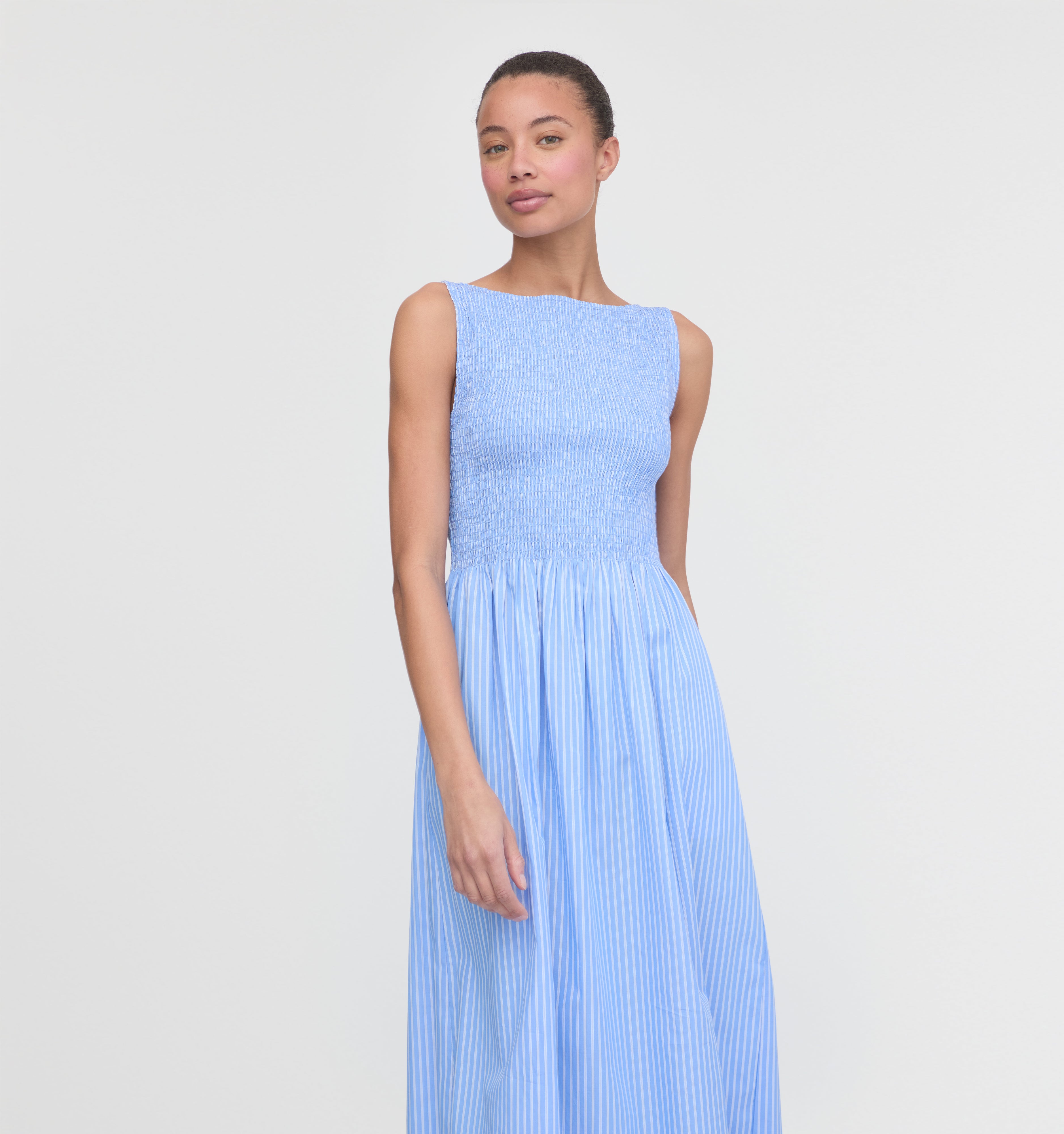 The Cosima Nap Dress - Blue Stripe – Hill House Home