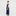The Cosima Nap Dress - Navy Sheer Plaid