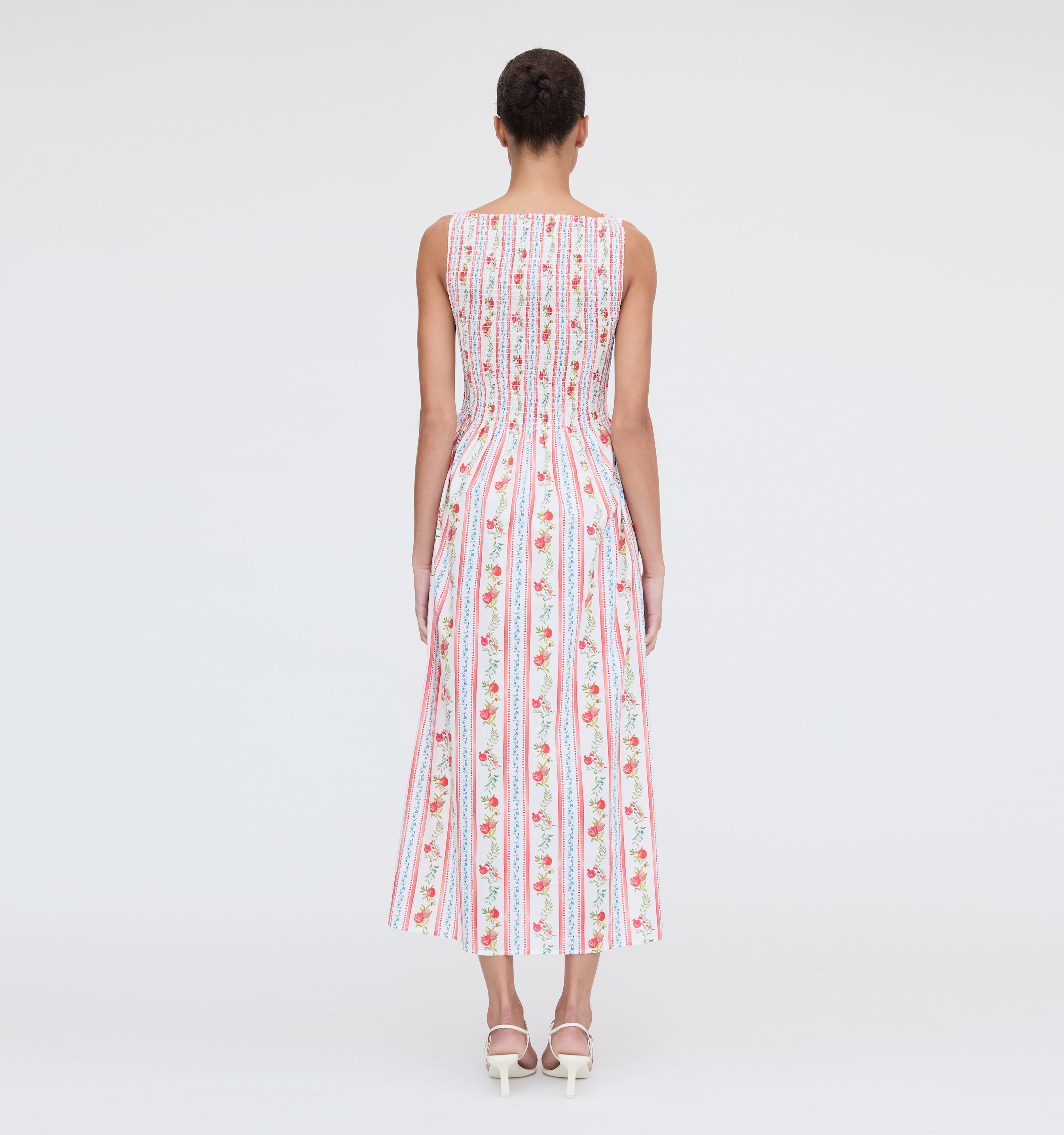 The Cosima Nap Dress - Pomegranate Stripe