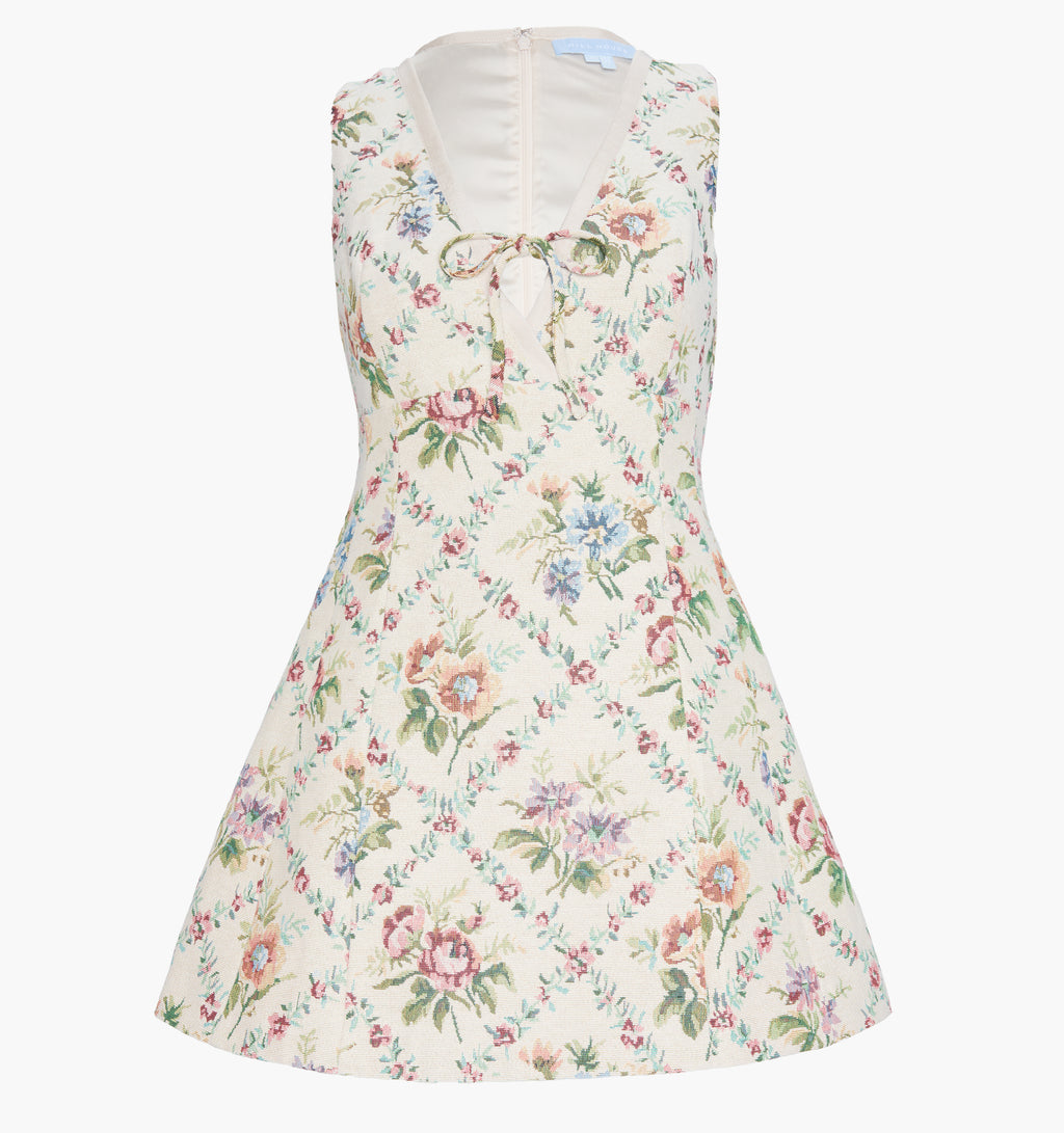 The Daria Dress - Tapestry Trellis Brocade Hill House Home The Daria Dress - Tapestry Trellis Brocade Hill House Home