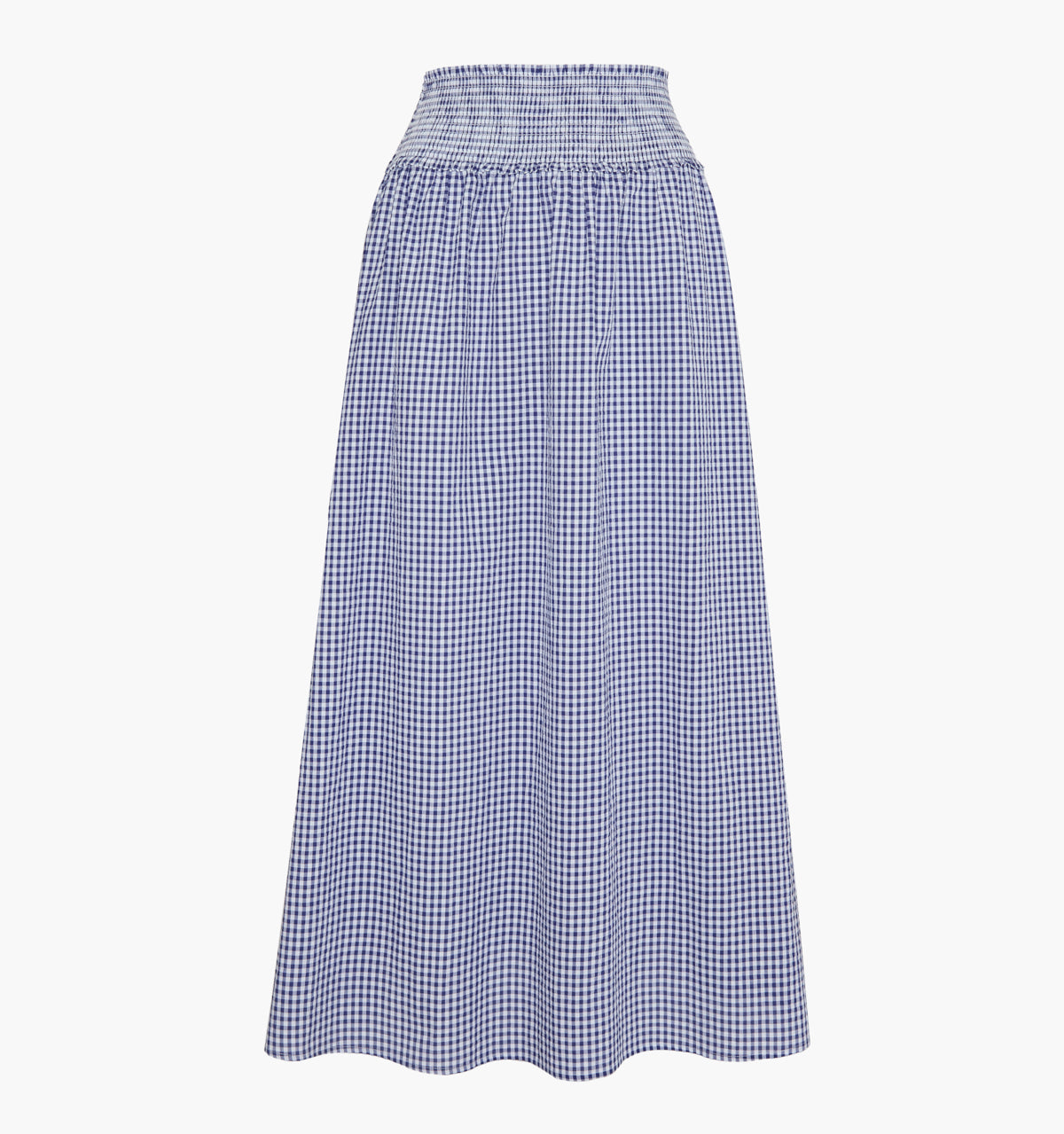 The Delphine Nap Skirt - Navy Gingham