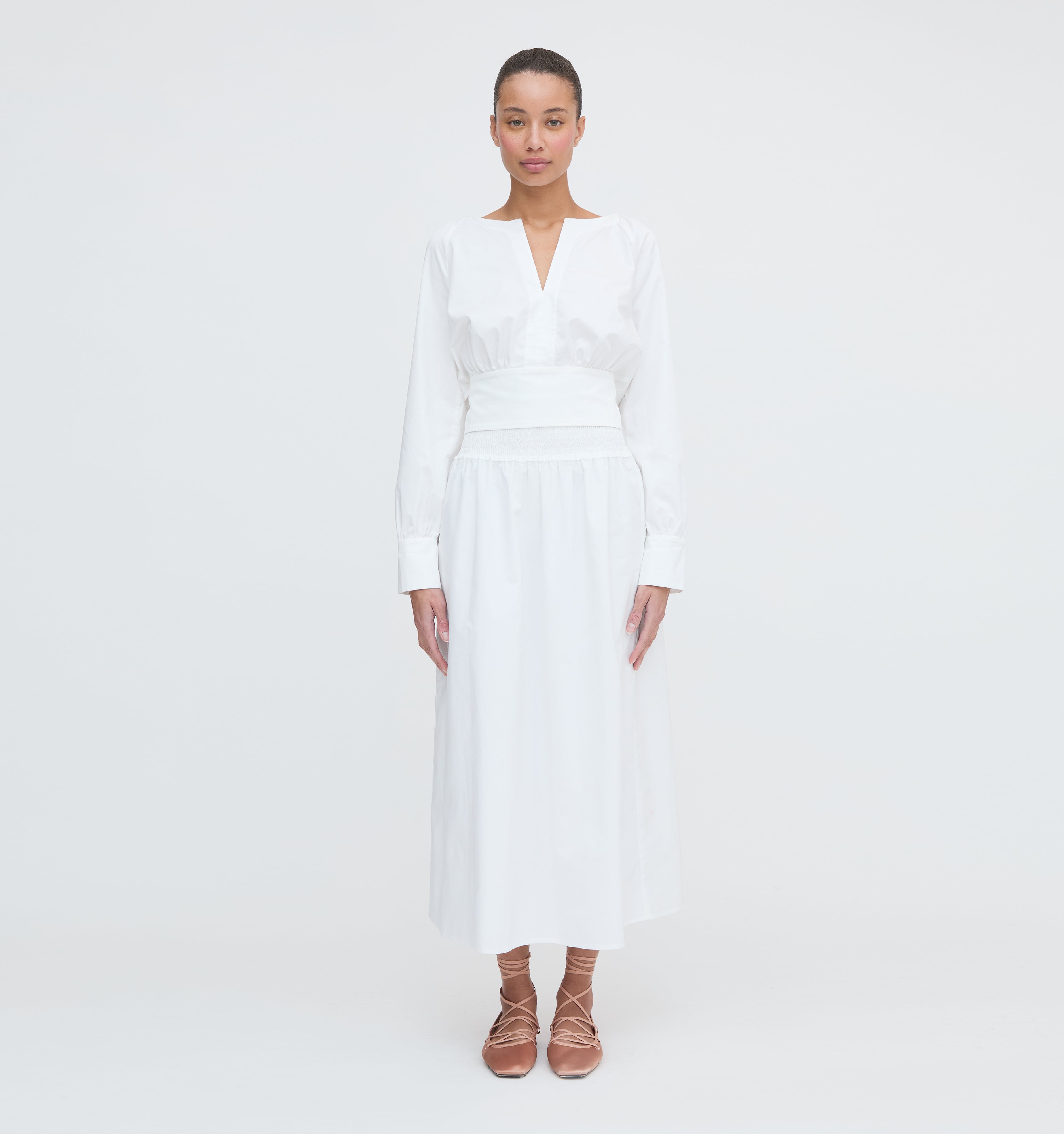 The Delphine Nap Skirt - White – Hill House Home