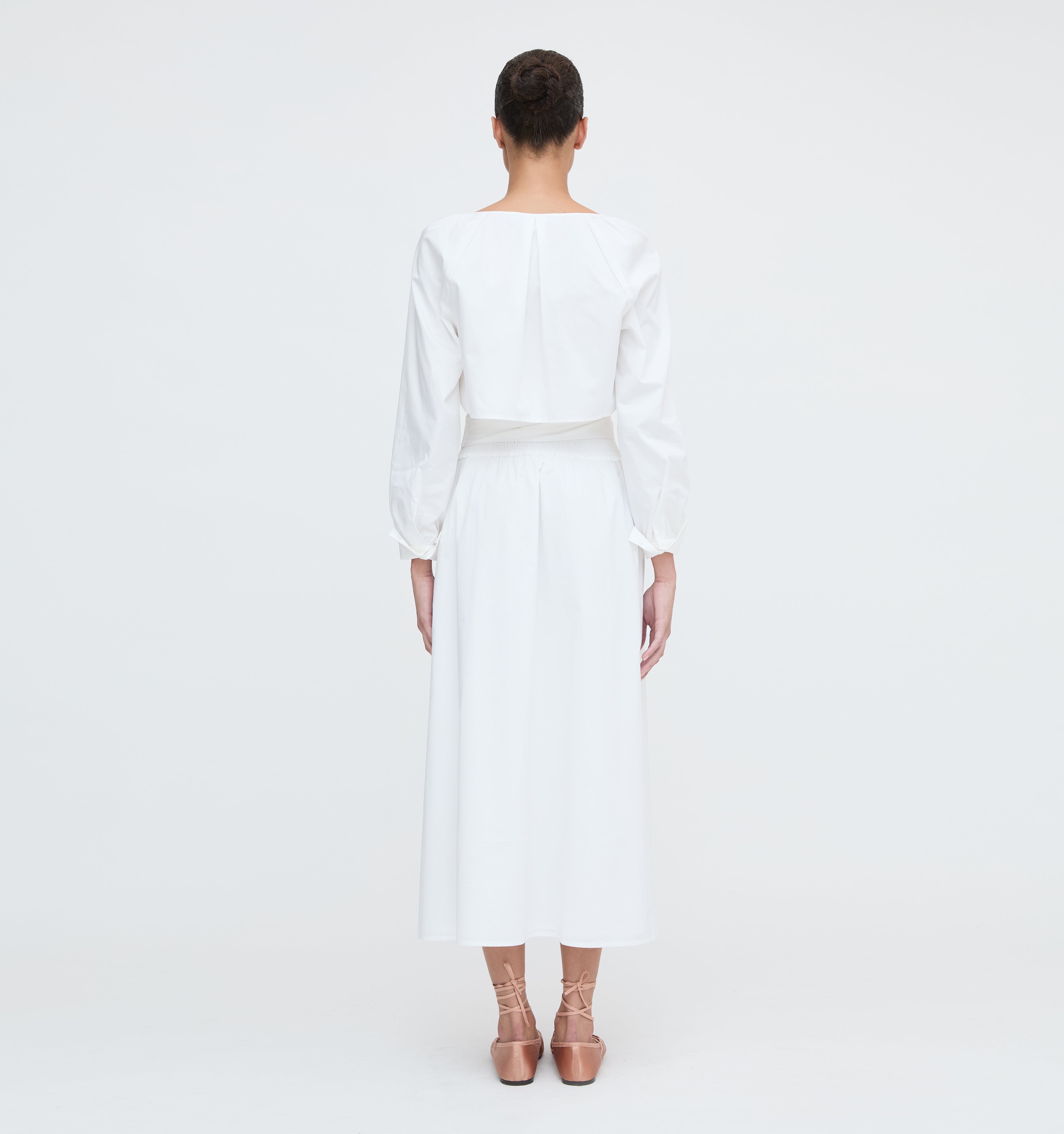 The Delphine Nap Skirt - White – Hill House Home