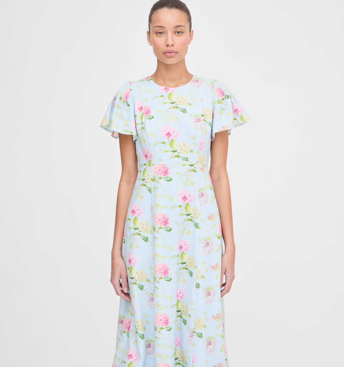 The Dominique Dress - Hydrangea Chintz