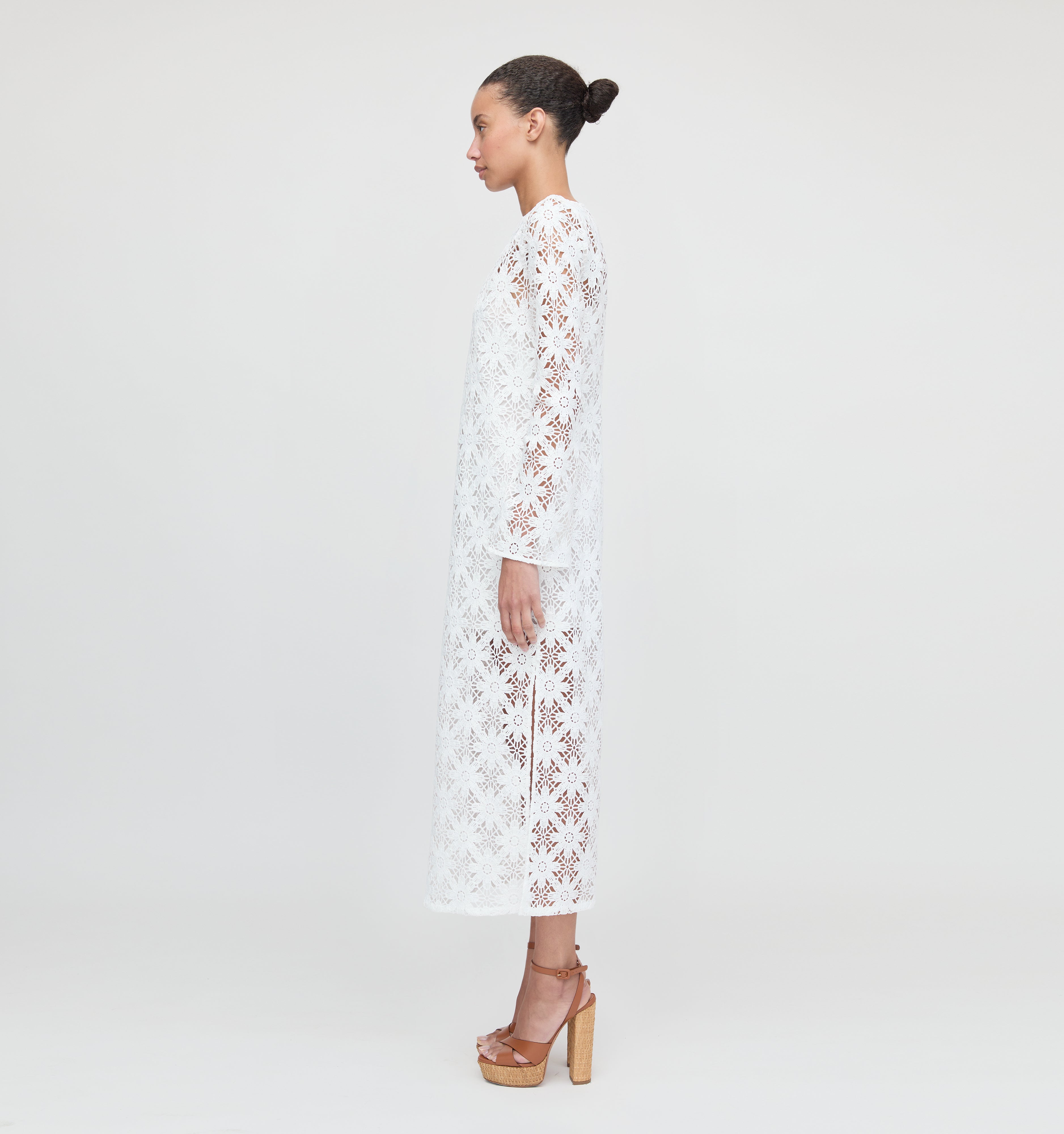 The Eliza Dress - White Daisy Crochet – Hill House Home