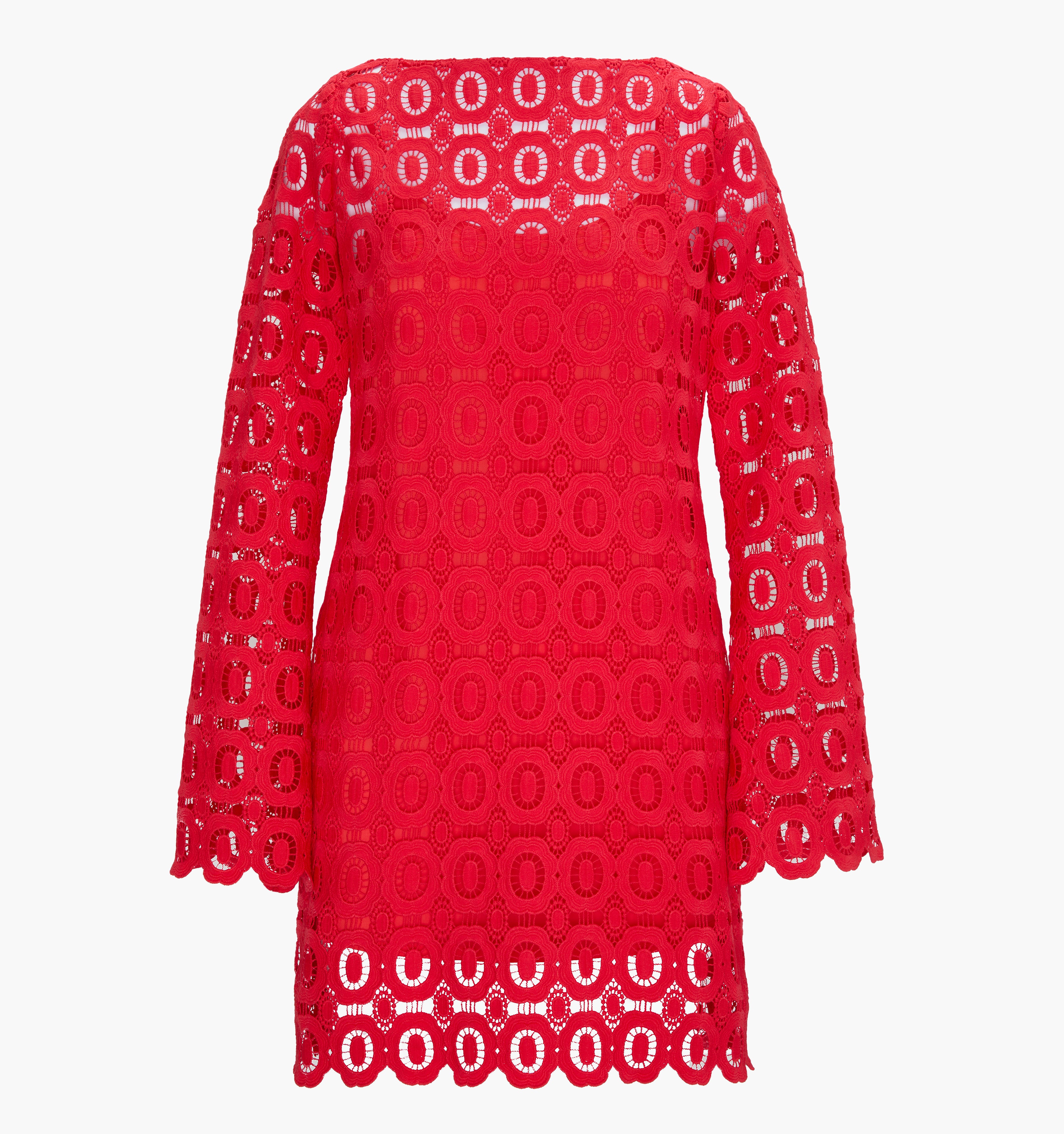 The Eliza Mini Dress - Poppy Lace