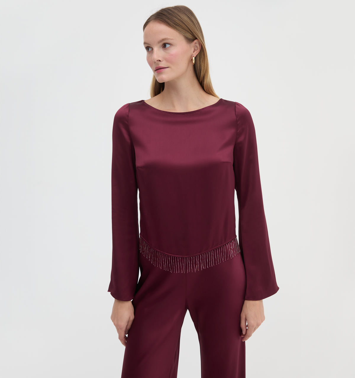 The Eliza Top - Spiced Berry