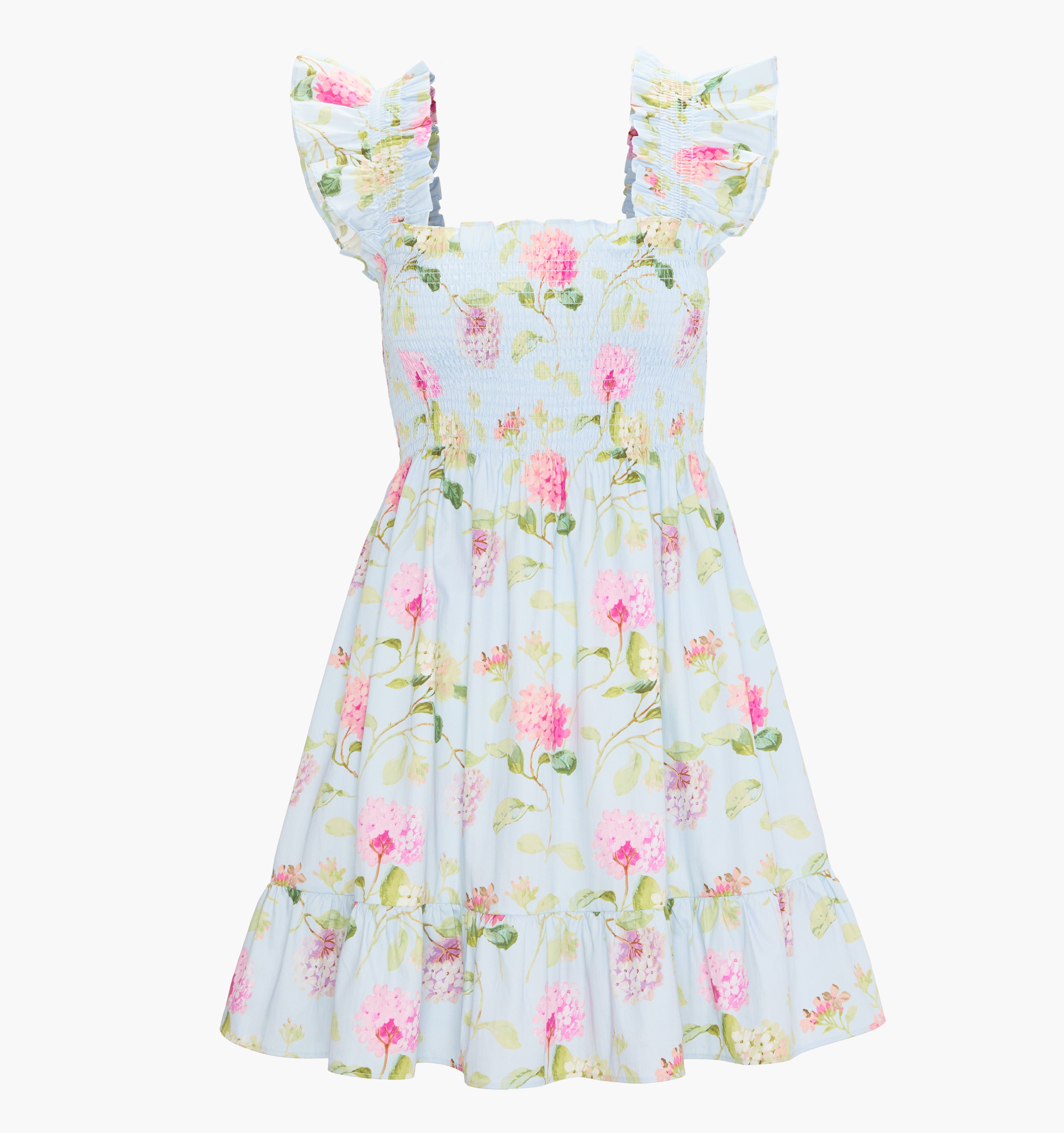 The Elizabeth Nap Dress - Hydrangea Chintz