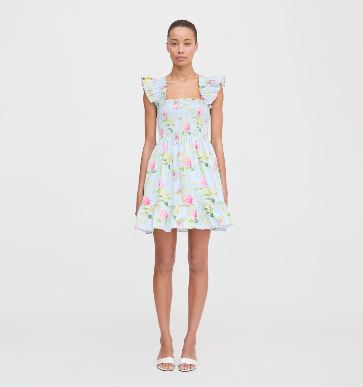 The Elizabeth Nap Dress - Hydrangea Chintz
