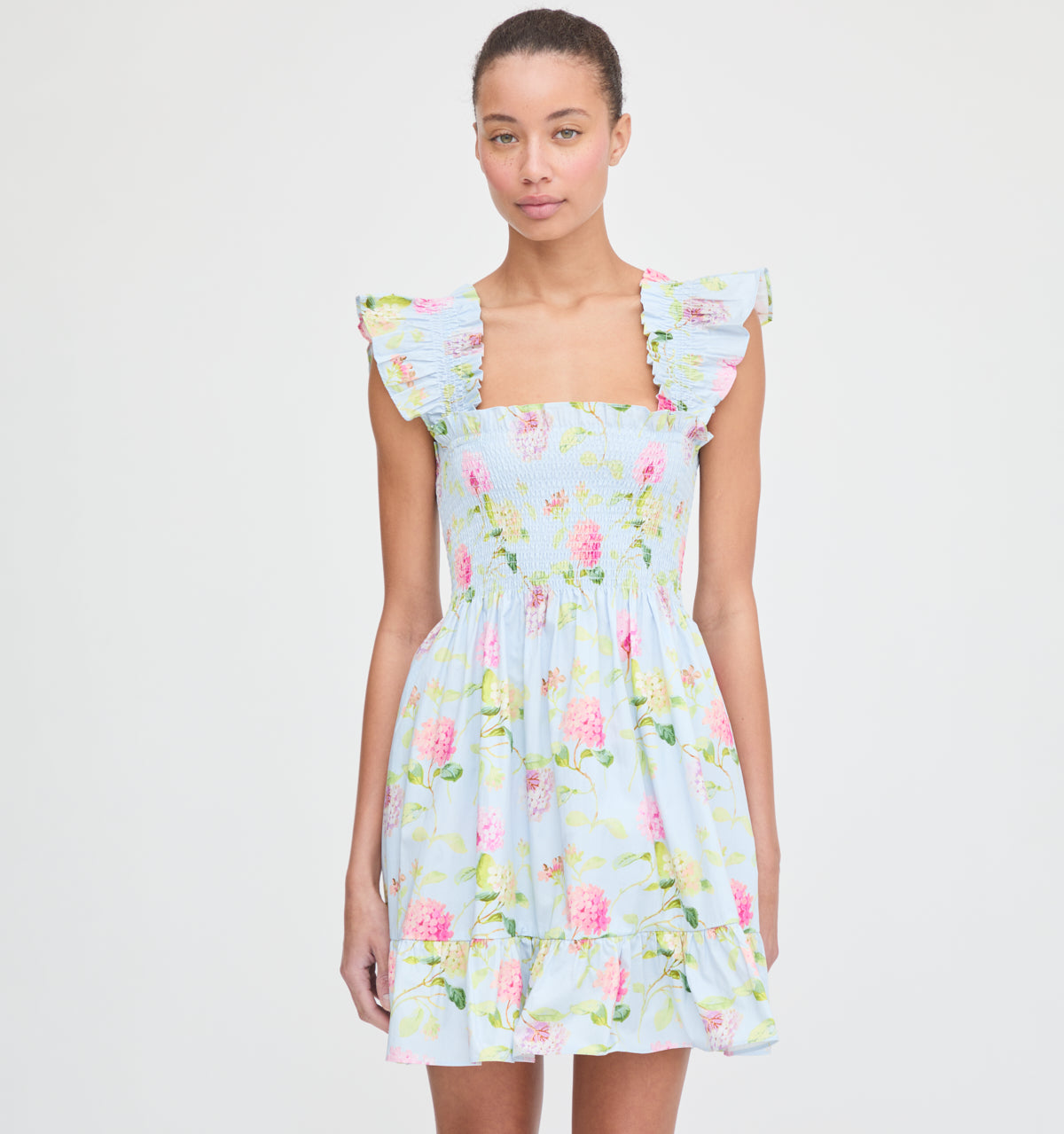 The Elizabeth Nap Dress - Hydrangea Chintz