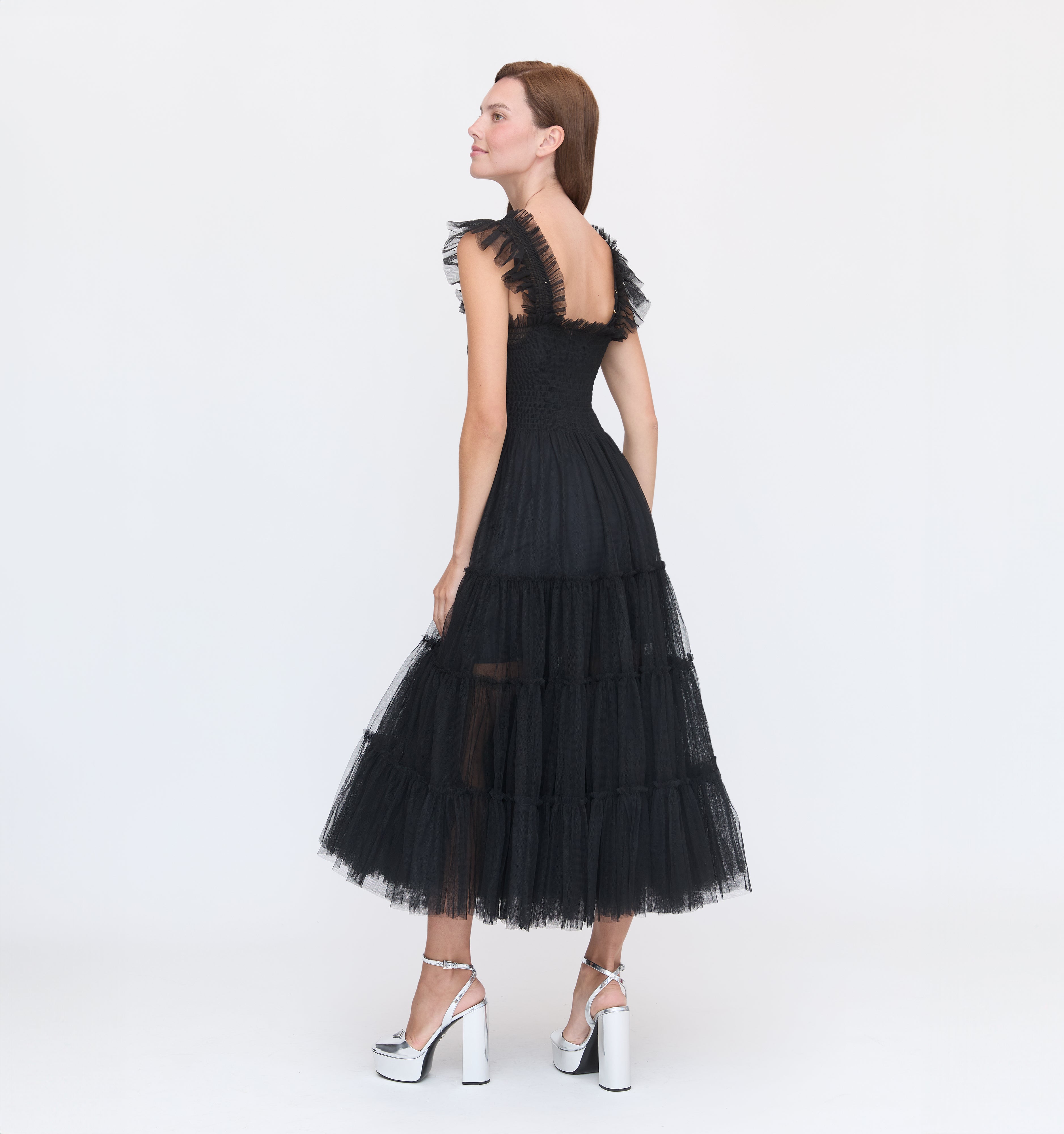 The Tulle Ellie Nap Dress - Black Tulle