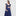 The Maternity Ellie Nap Dress - Navy Cotton
