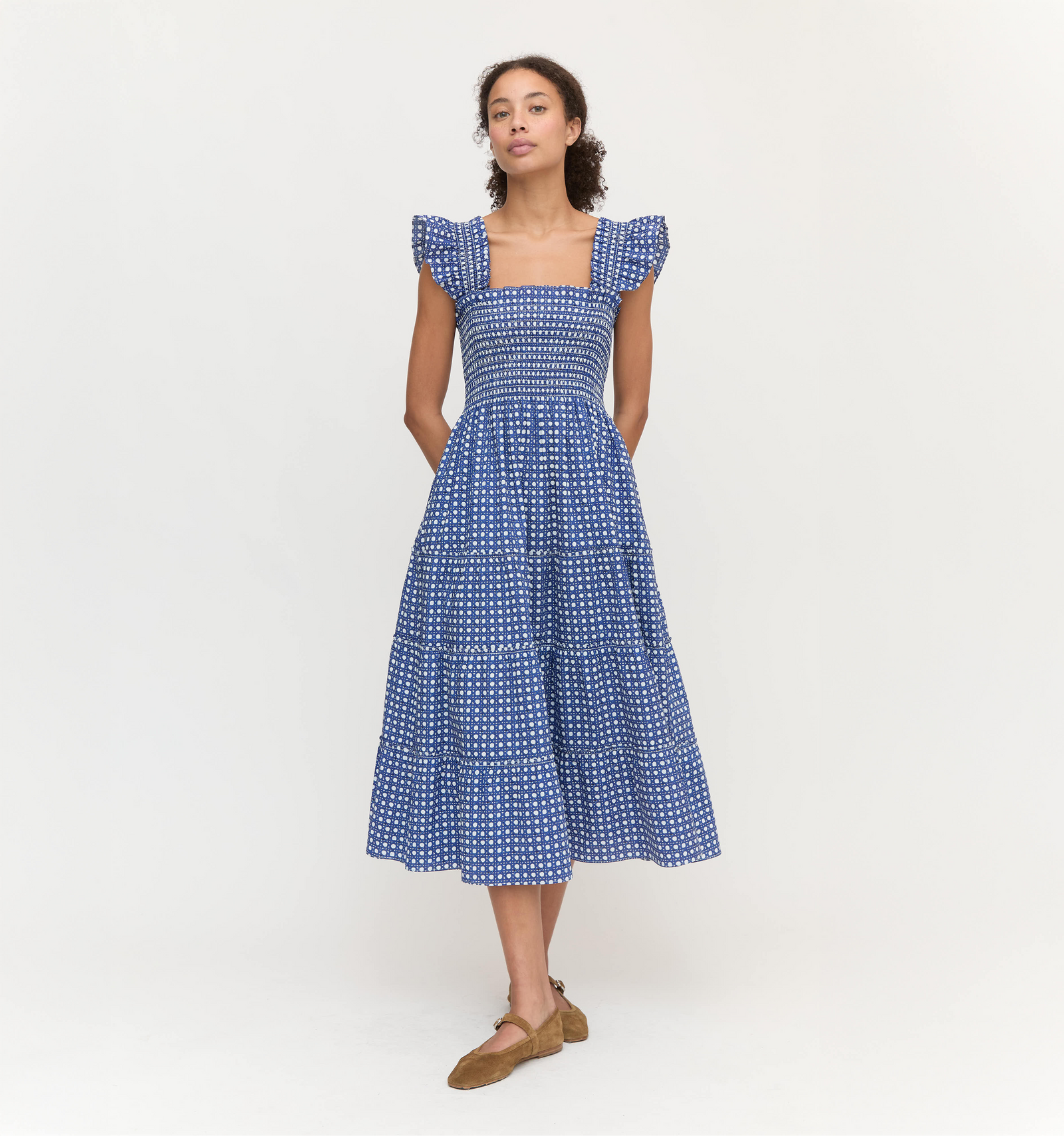 The Ellie Nap Dress - Cherry Tartan – Hill House Home