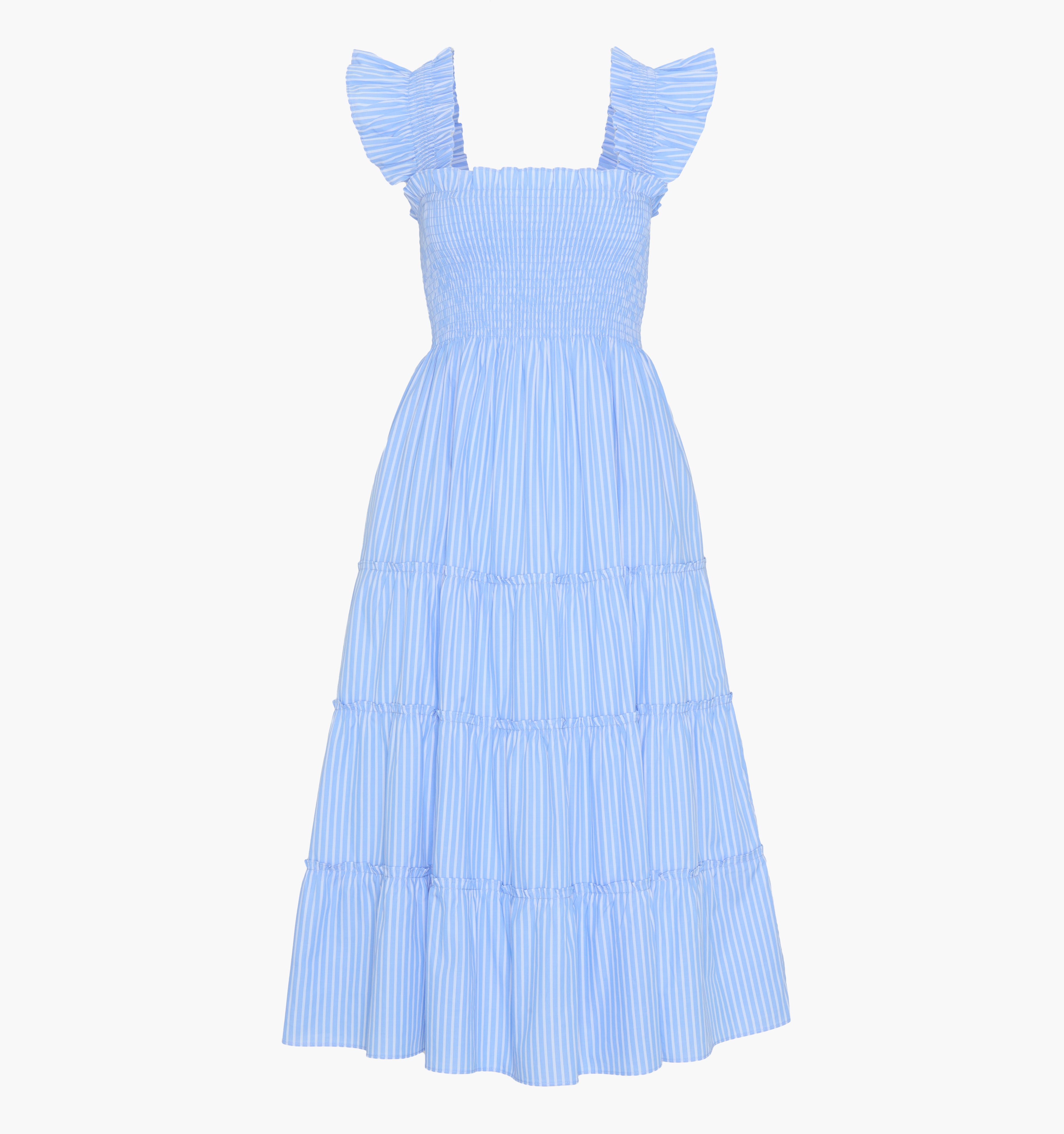 The Ellie Nap Dress - Blue Stripe