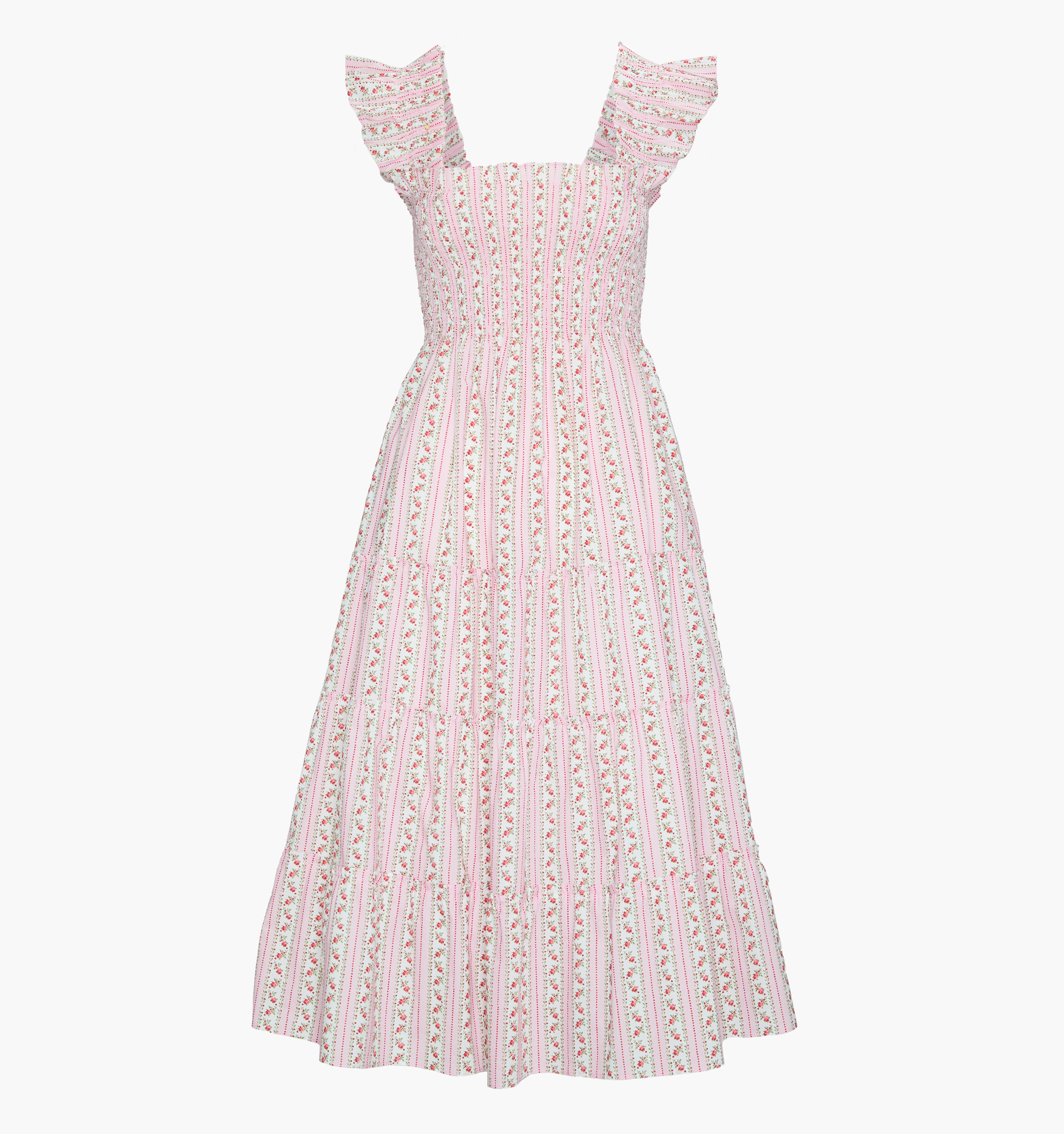 monogram: pink-floral-dot-stripe