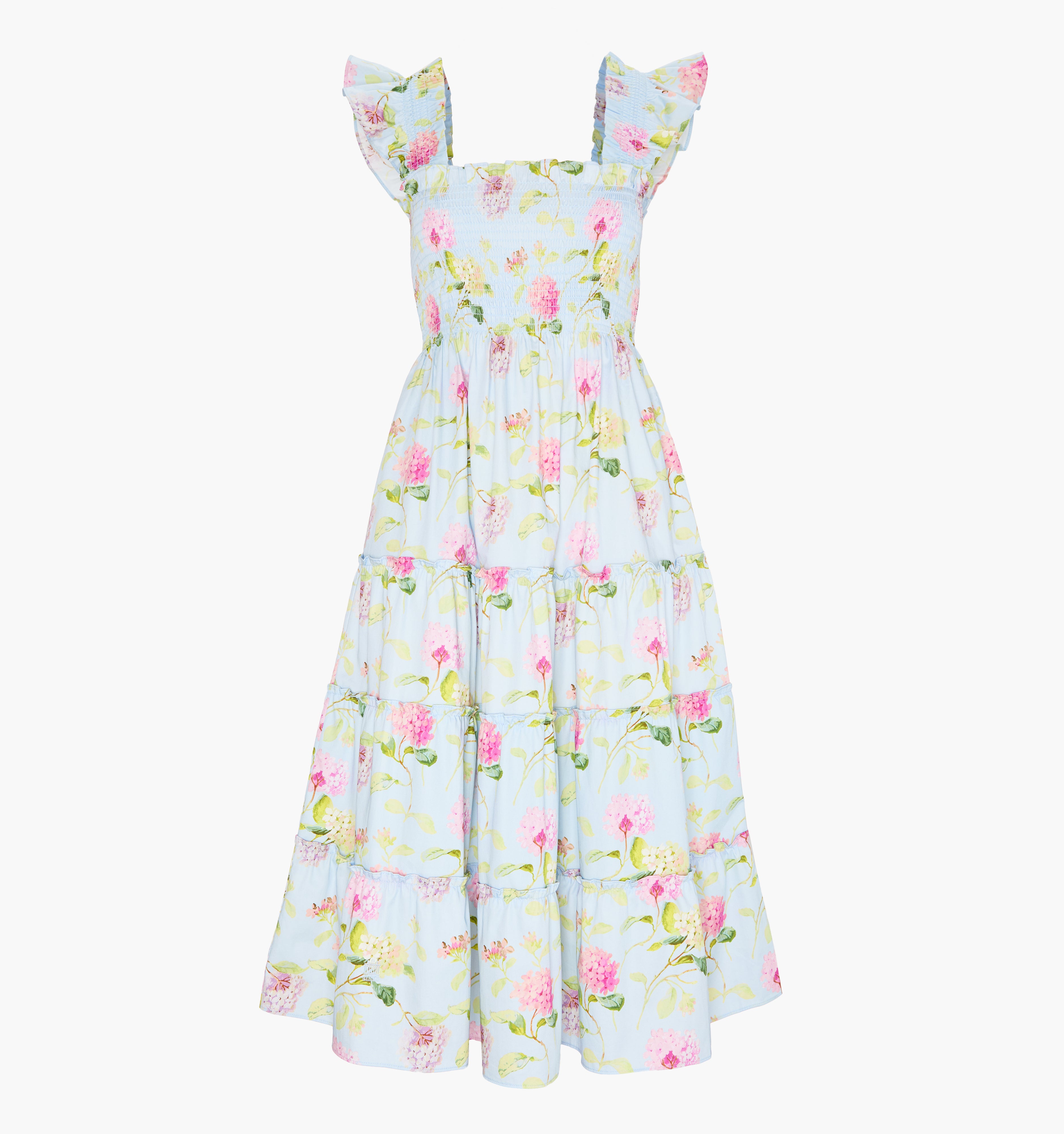 The Ellie Nap Dress - Hydrangea Chintz