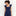 The Ellie Nap Dress - Navy Poplin